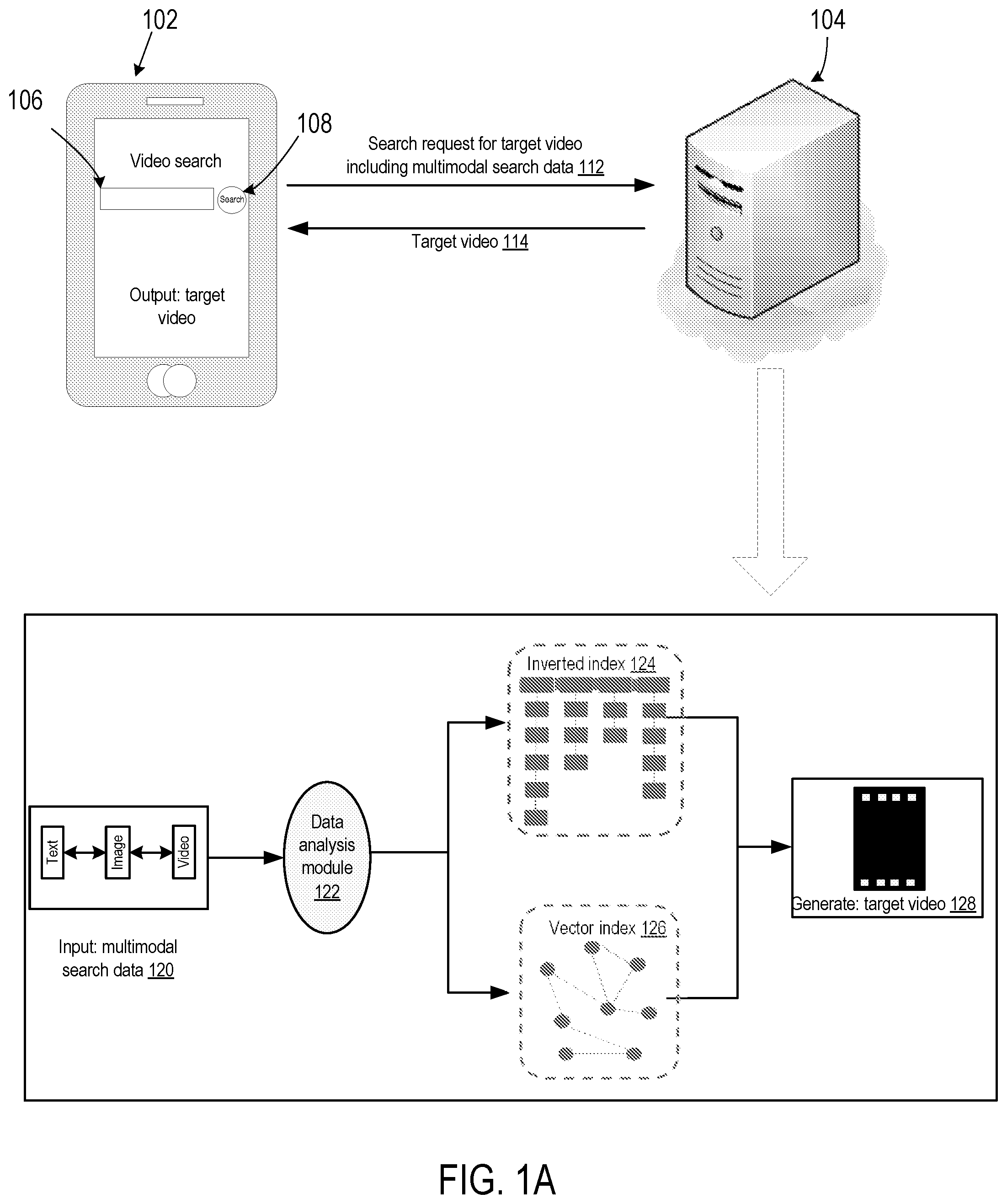 Patent US11782979 — Method and apparatus for video searches and index construction — Figure 1