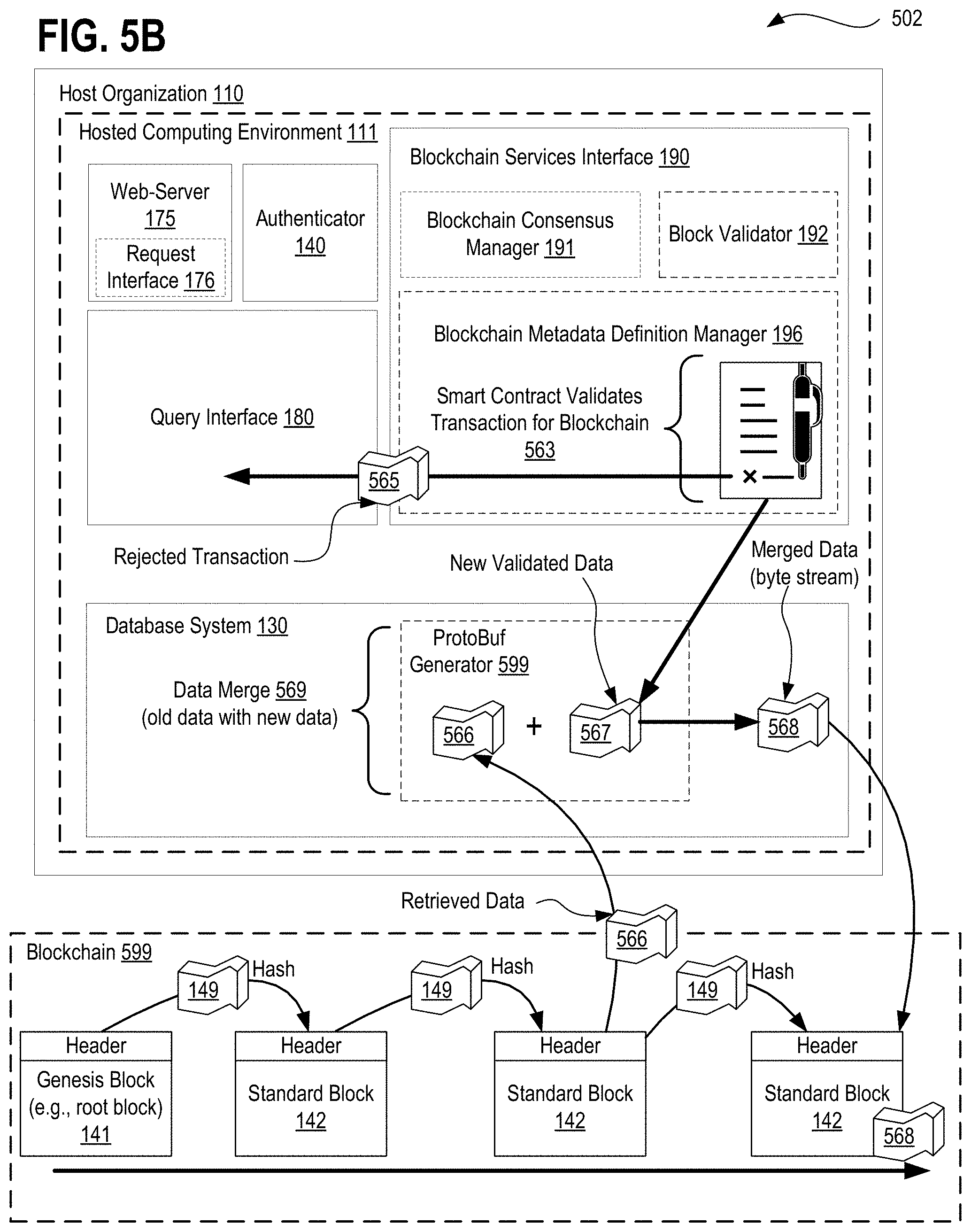 Patent US11783024 Figure 16 – Systems, methods, and apparatuses for protecting consumer data privacy using solid, blockchain and IPFS integration
