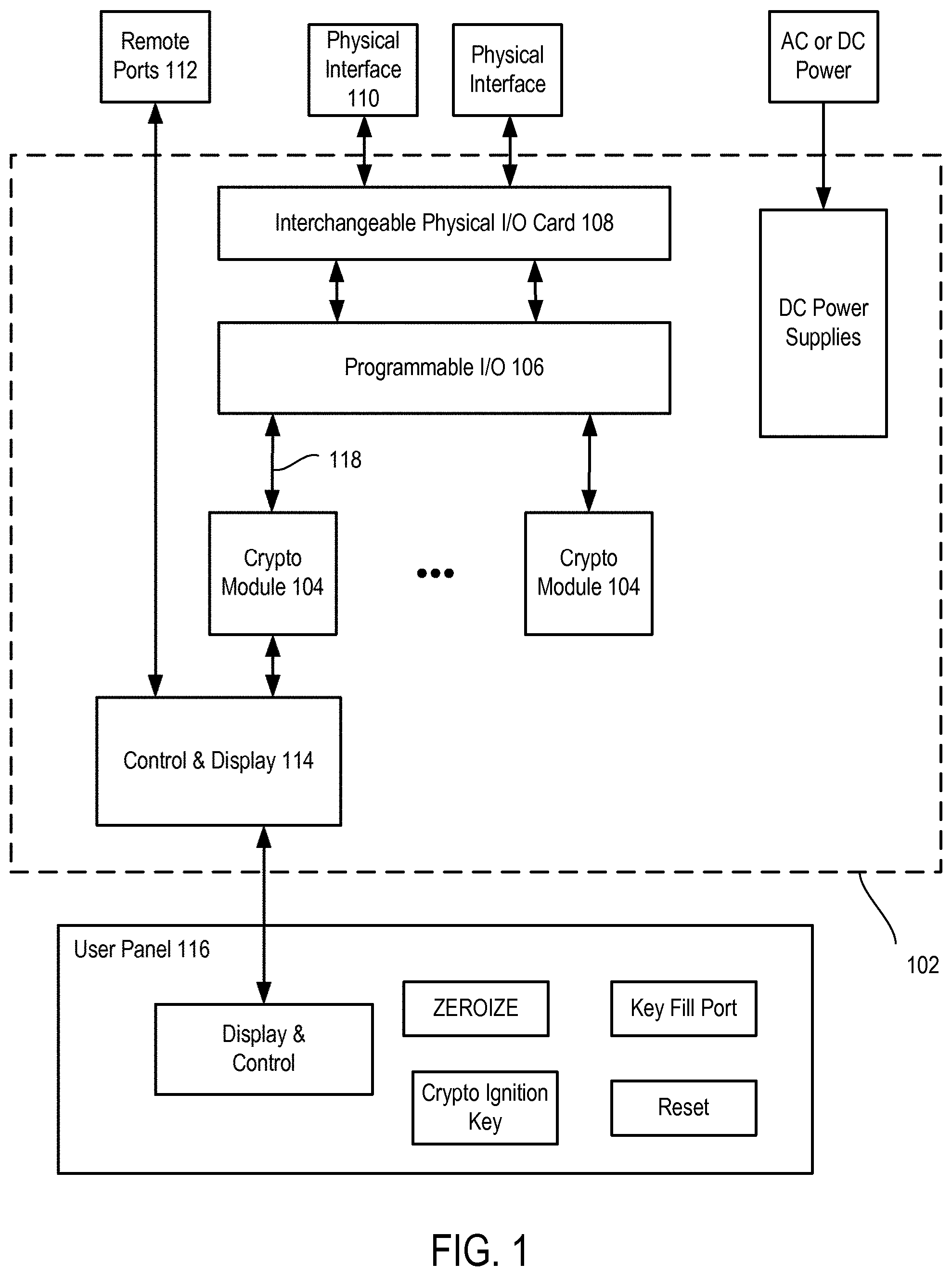 Patent US11783089 — Multi-tenancy architecture — Figure 1