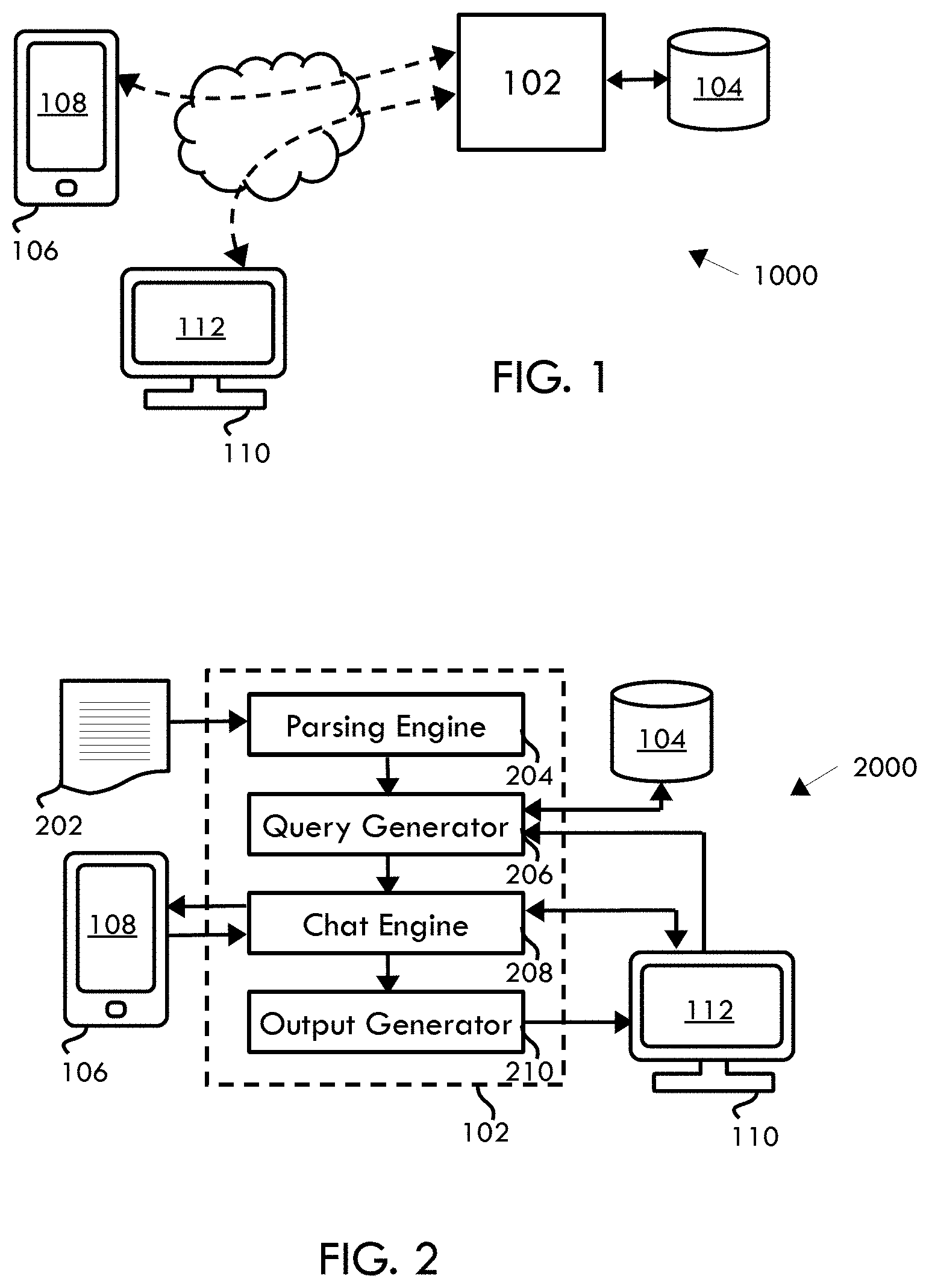 Patent US11783124 — System and method for automated patient interaction — Figure 1
