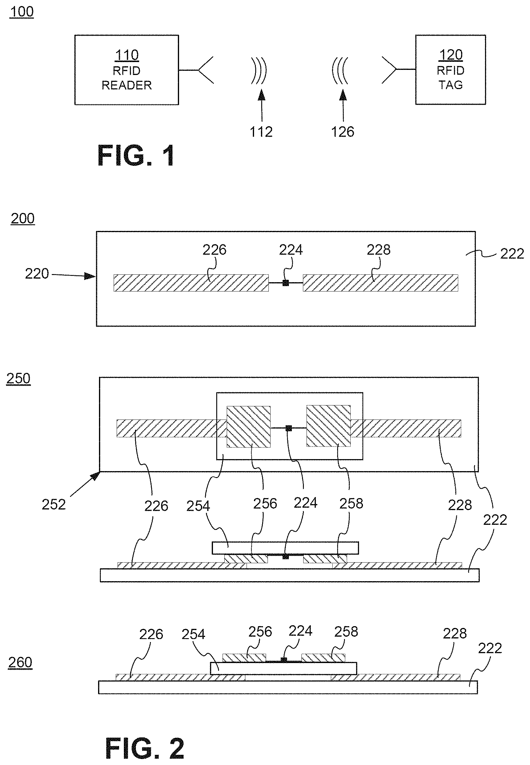 Patent US11783140 — RFID tags enforcing persistence while powered — Figure 1