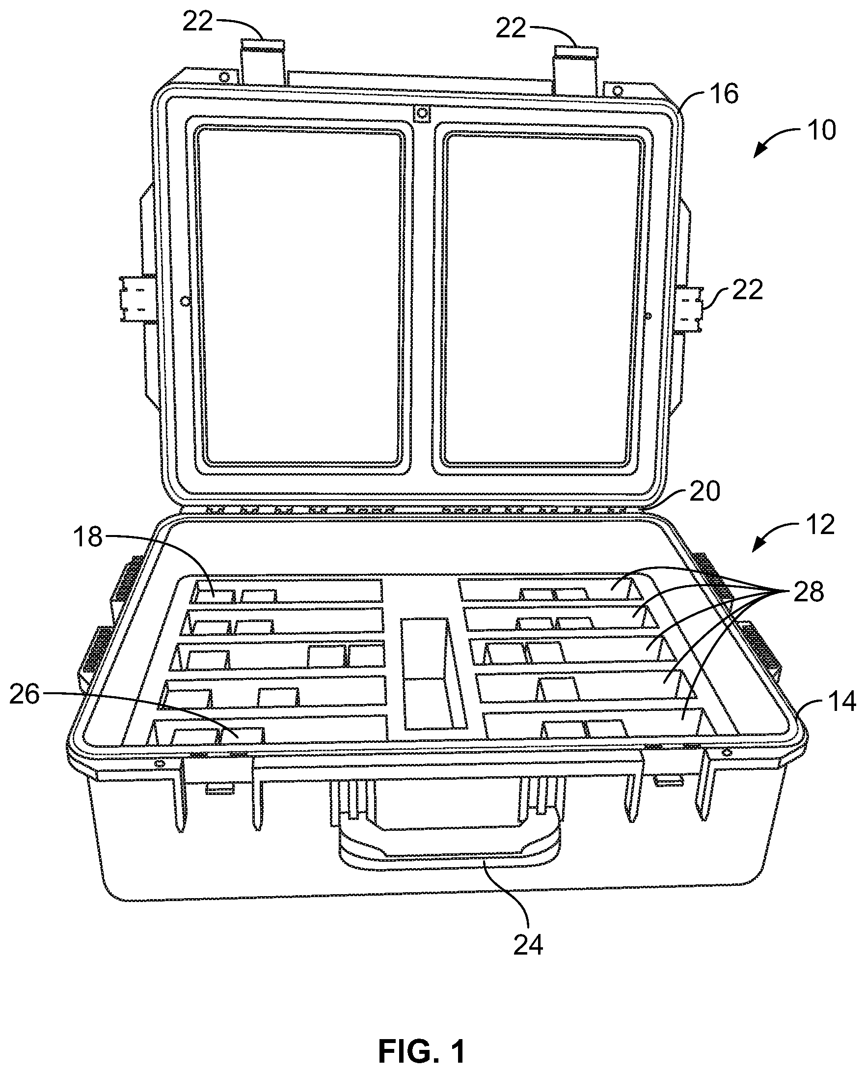 Patent US11783144 — Mobile RFID container and distribution method — Figure 1