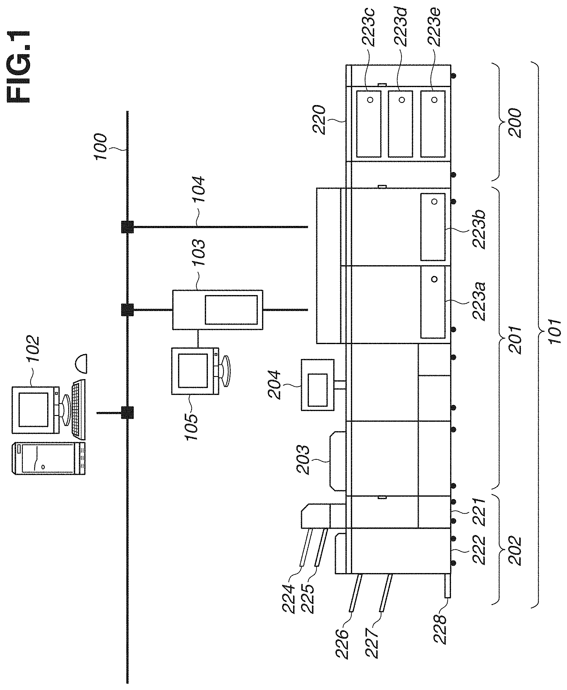 Patent US11783148 — Image forming apparatus and method for controlling same — Figure 1