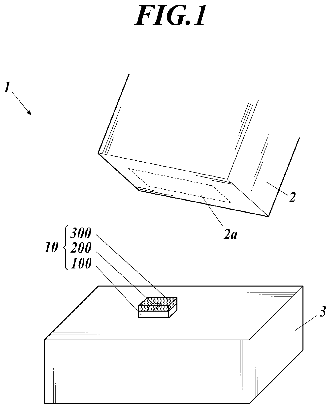 Patent US11783155 — RFID tag board, RFID tag, and RFID system — Figure 1