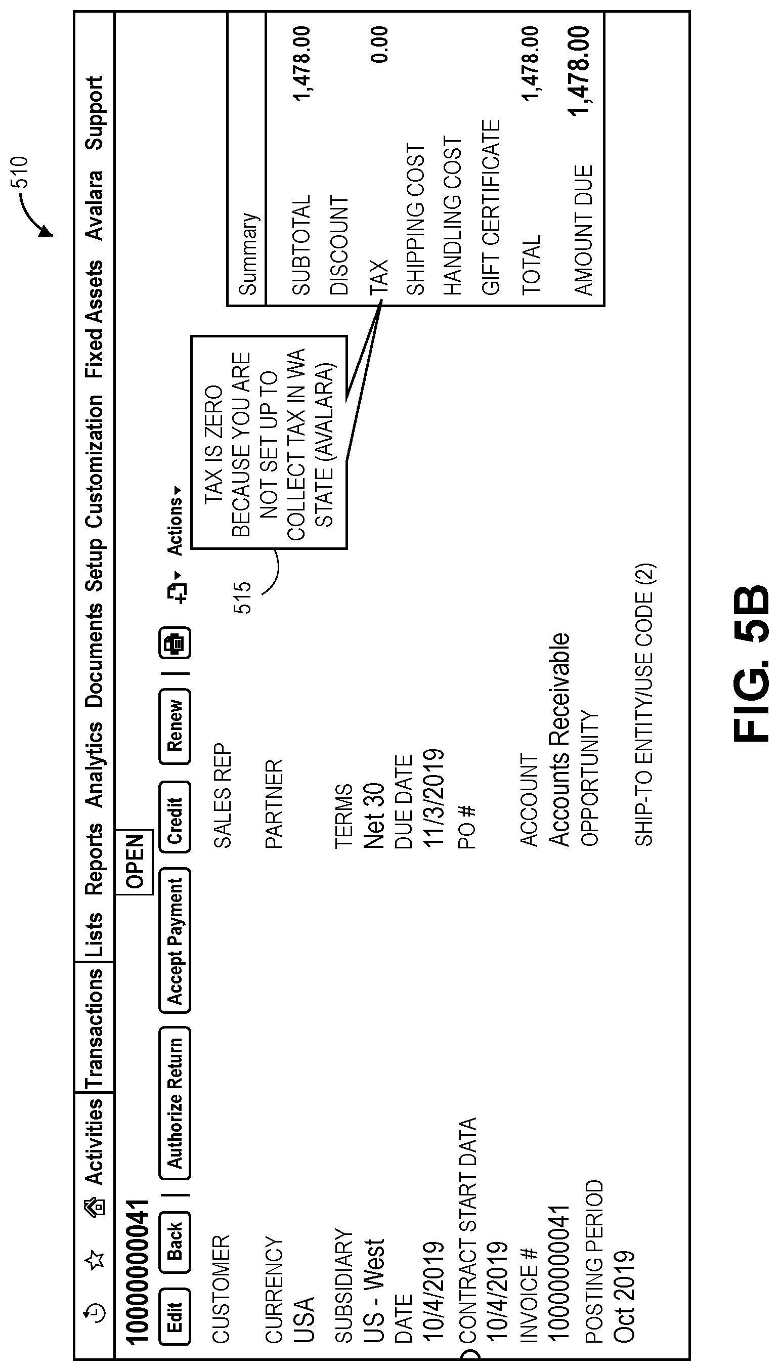 Patent US11783212 Figure 6 – Software service platform and graphical user interface (GUI) for determining and presenting rule-based conclusions