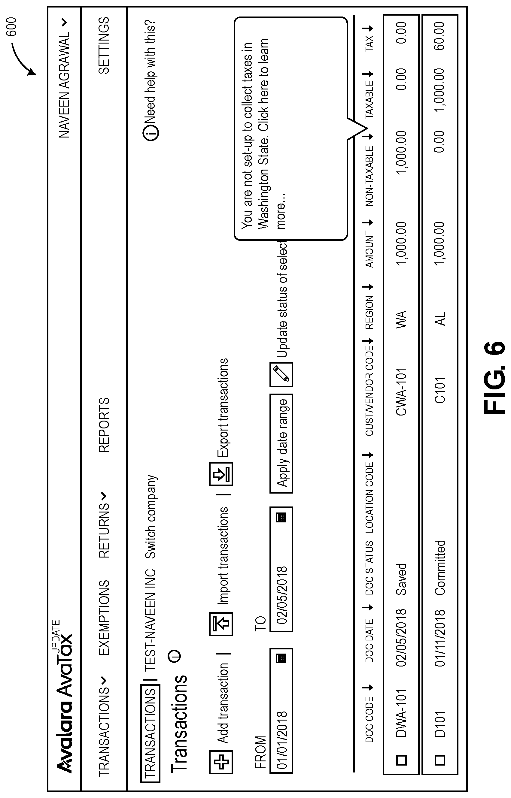 Patent US11783212 Figure 8 – Software service platform and graphical user interface (GUI) for determining and presenting rule-based conclusions