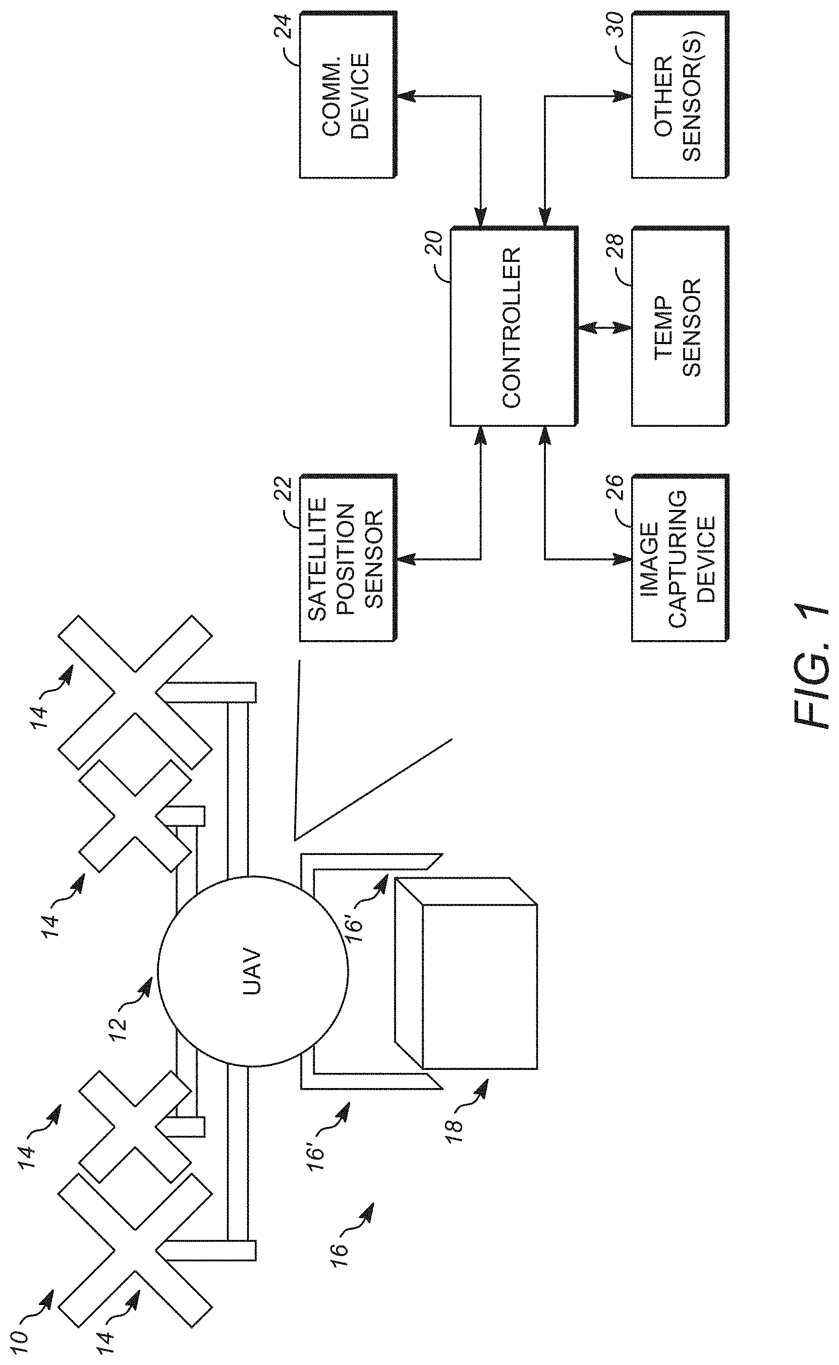 Patent US11783273 — System and method for receiving and delivering a medical package — Figure 1
