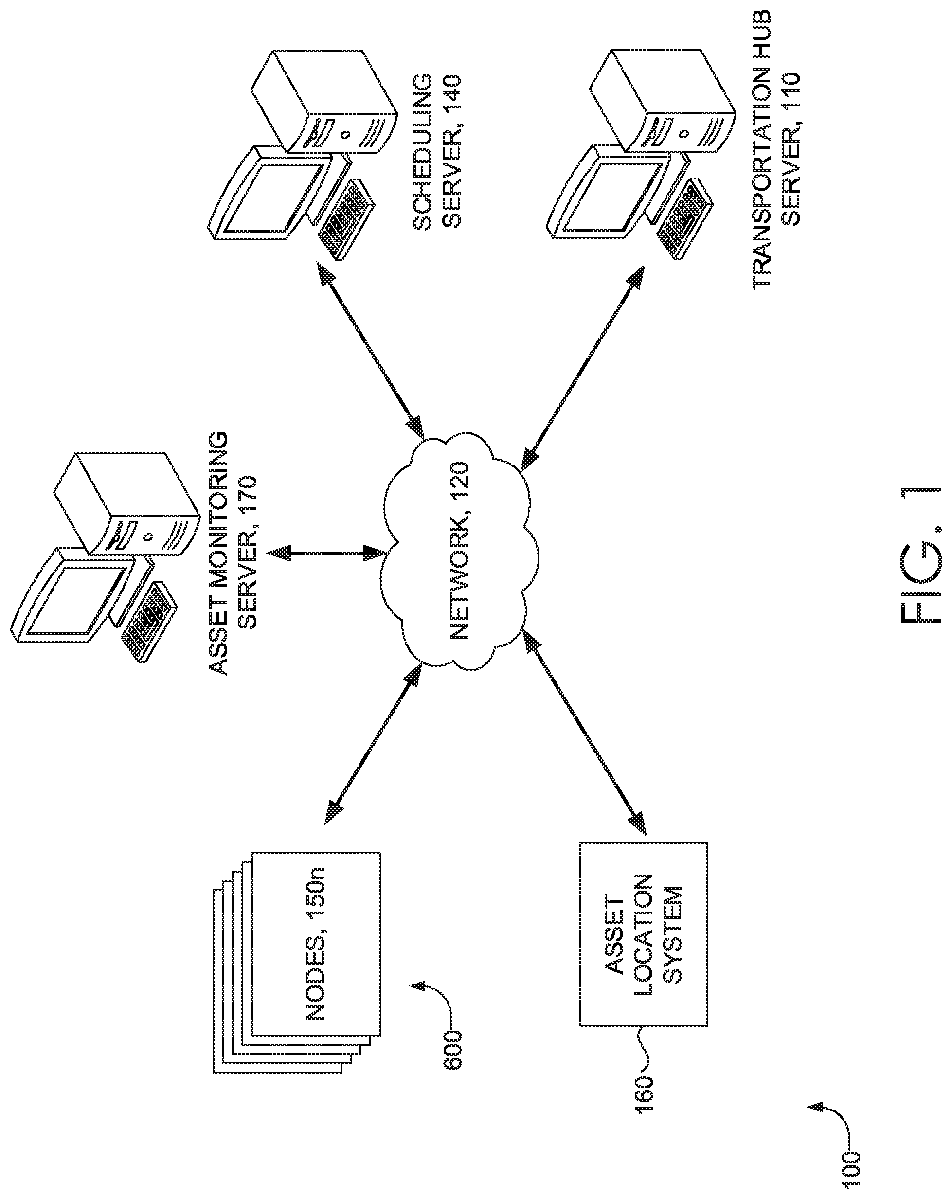 Patent US11783278 Figure 1 – Enforcing data consistency in a transportation network