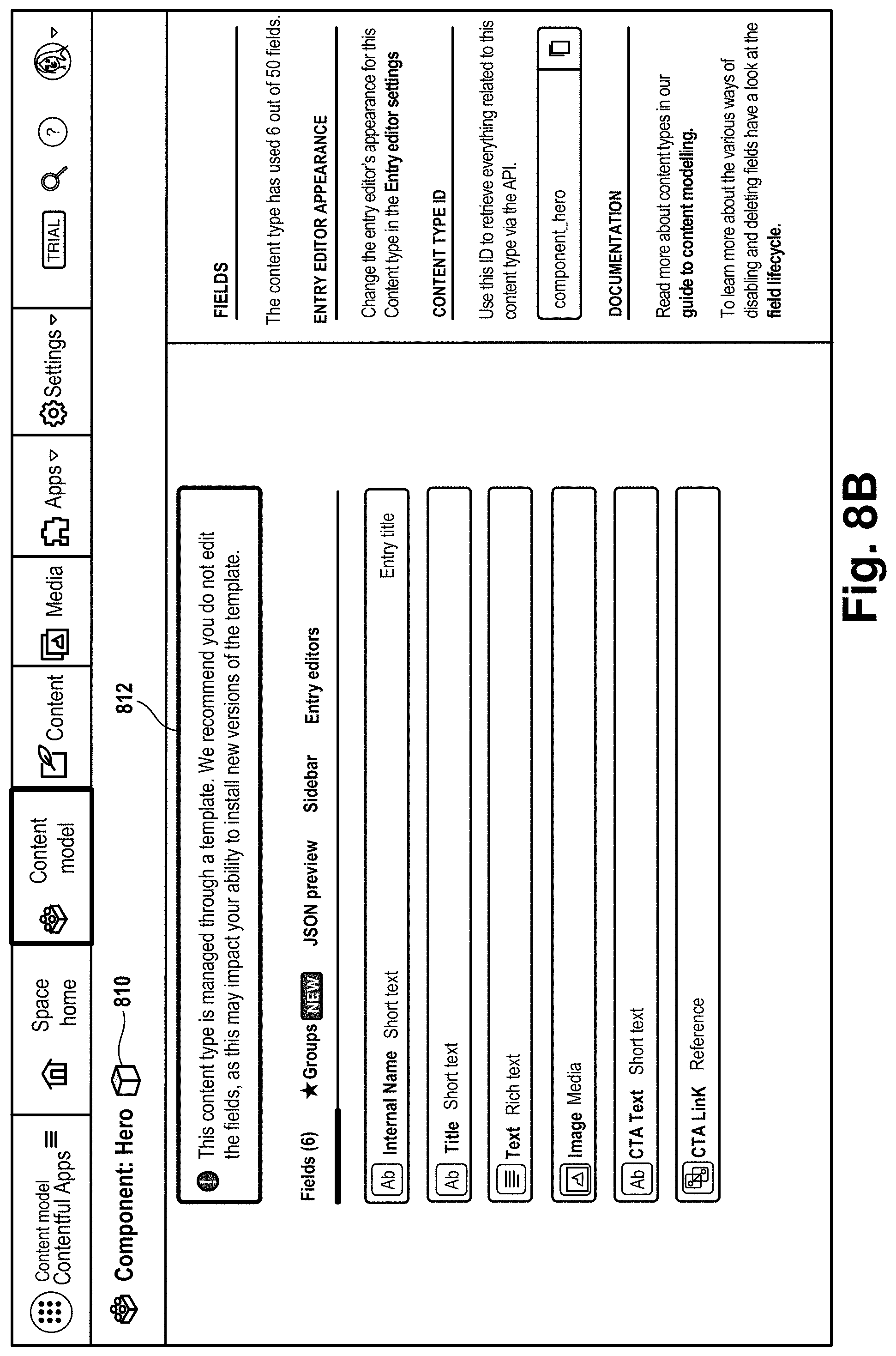 Patent US11783293 Figure 15 – Templates for content spaces in a content management system