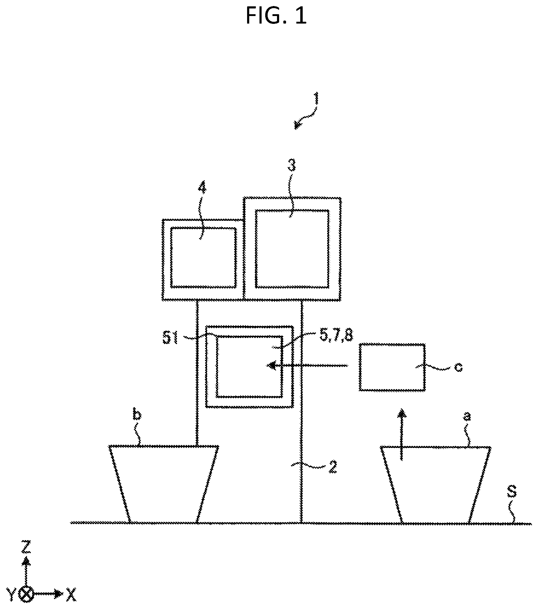 Patent US11783311 — Commodity registration device with wireless tag reader and optical reading unit — Figure 1