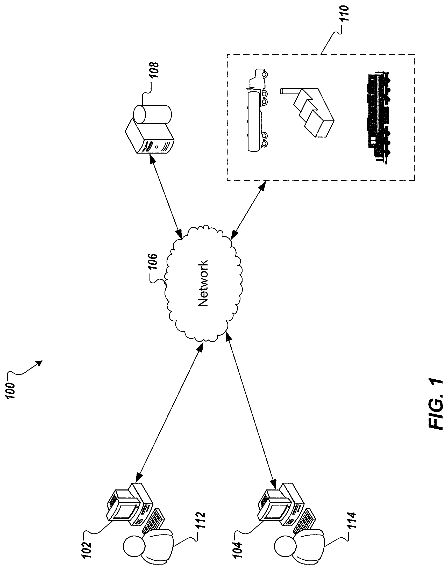 Patent US11783350 — Data analytics system using insight providers — Figure 1