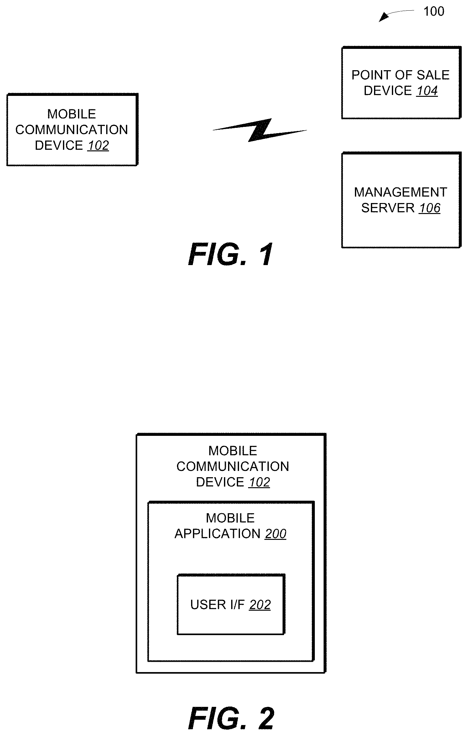 Patent US11783365 Figure 1 – Blaze mobile banking using a non-browser based application