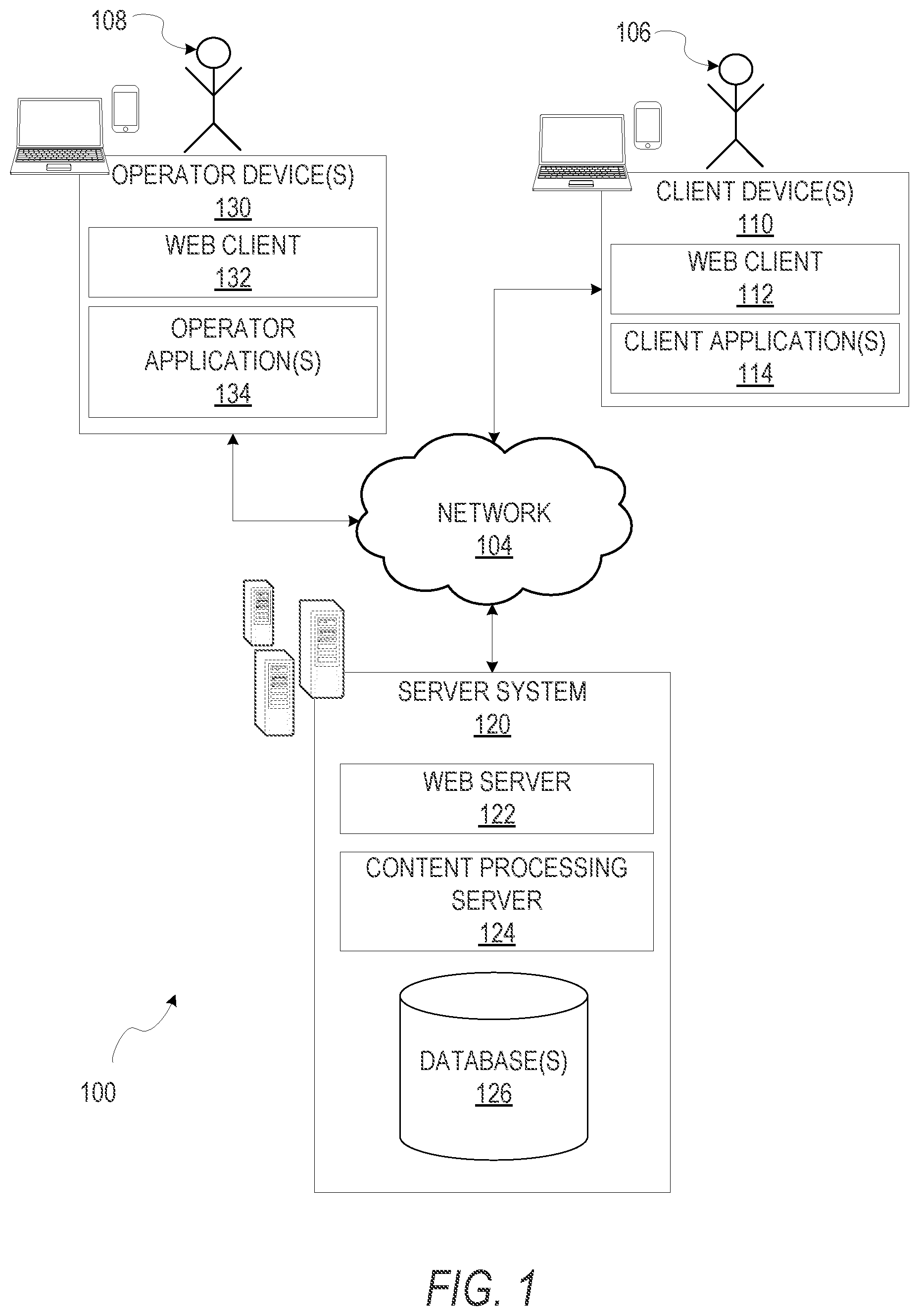 Patent US11783369 — Interactive advertising with media collections — Figure 1