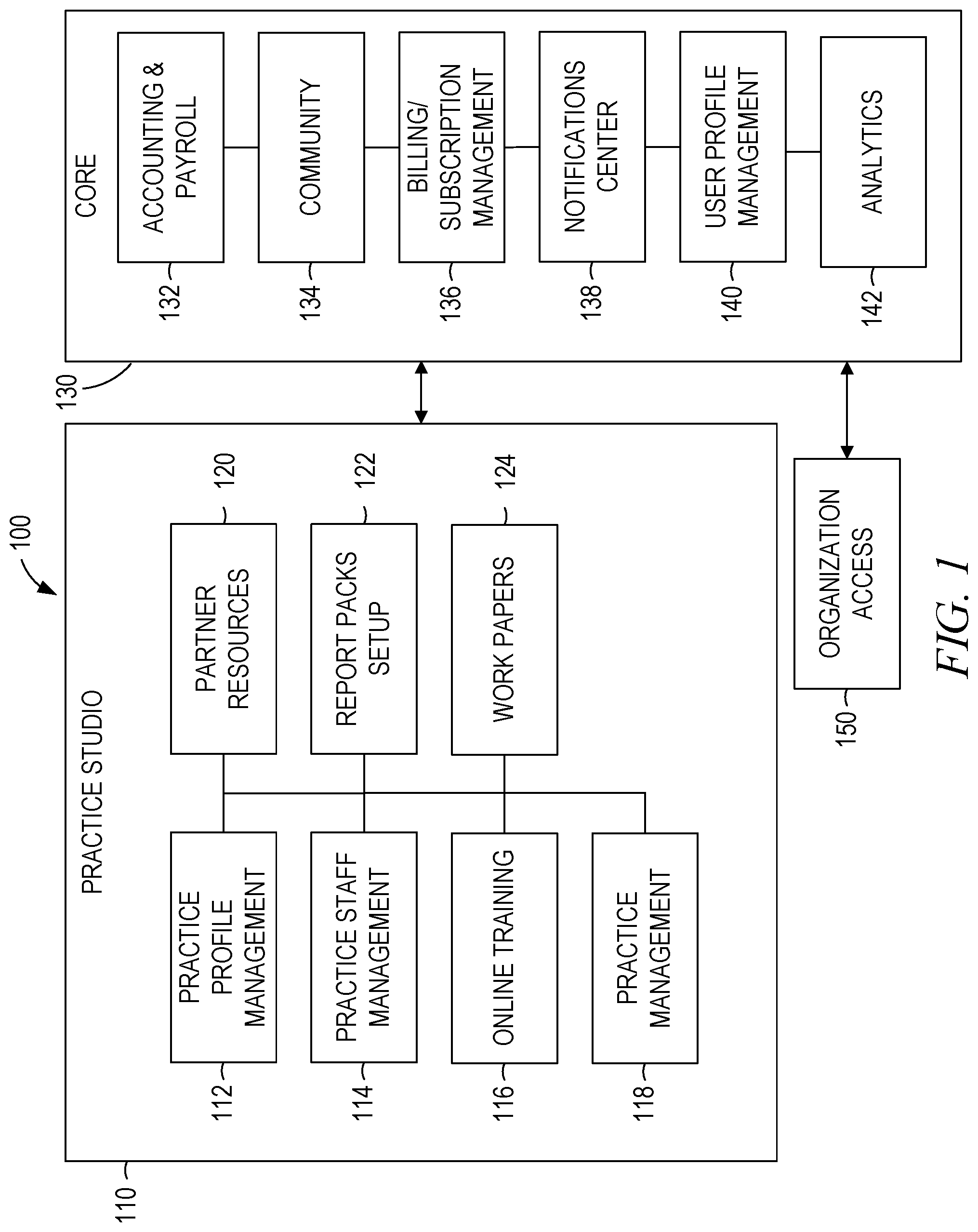 Patent US11783433 — Systems and methods of access control and system integration — Figure 1