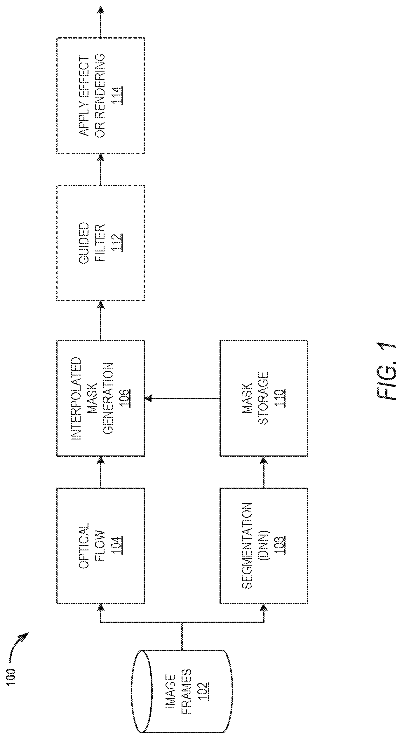 Patent US11783448 — Efficient parallel optical flow algorithm and GPU implementation — Figure 1