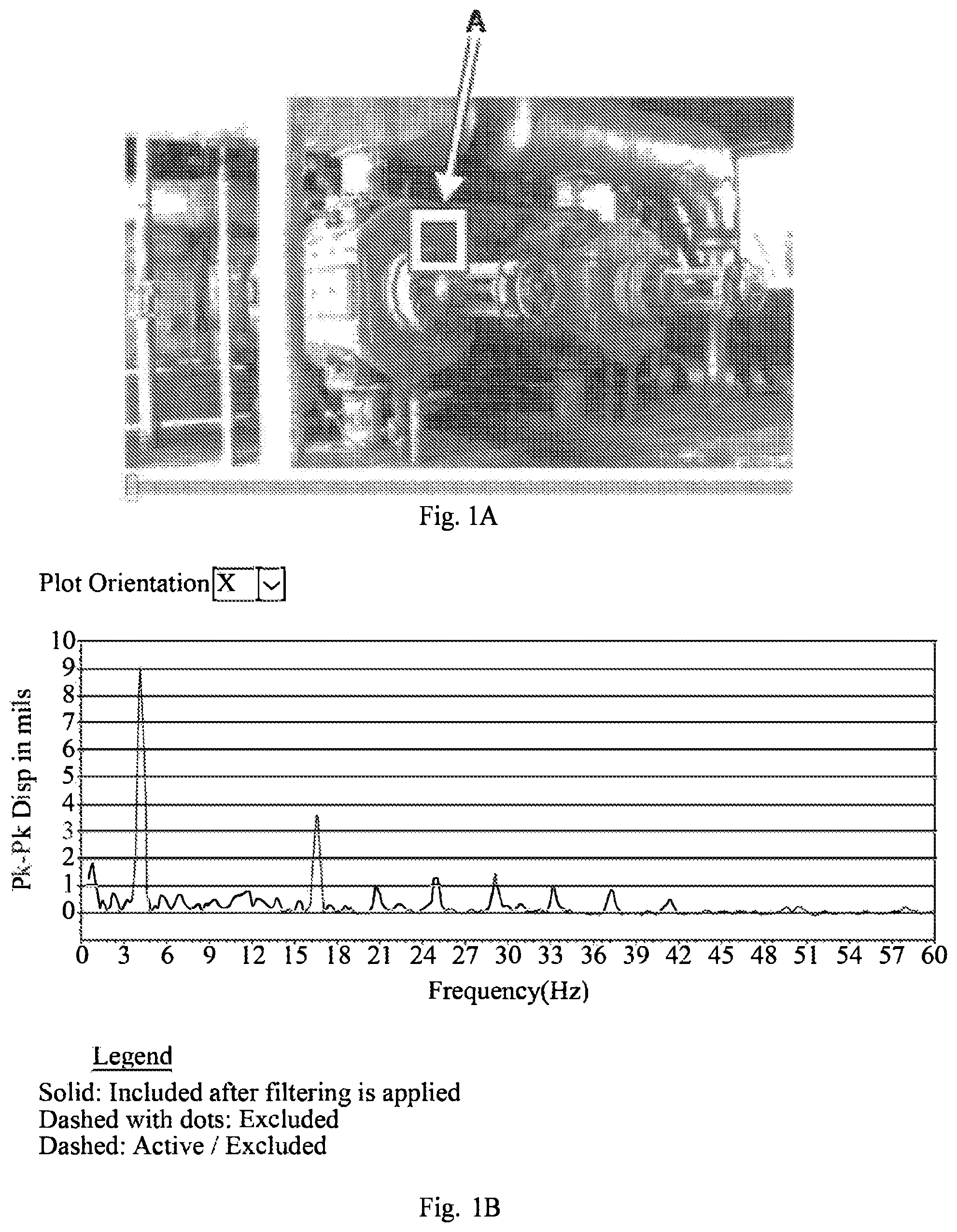 Patent US11783467 — Monitoring of objects based on frequency spectrum of motion and frequency filtering — Figure 1