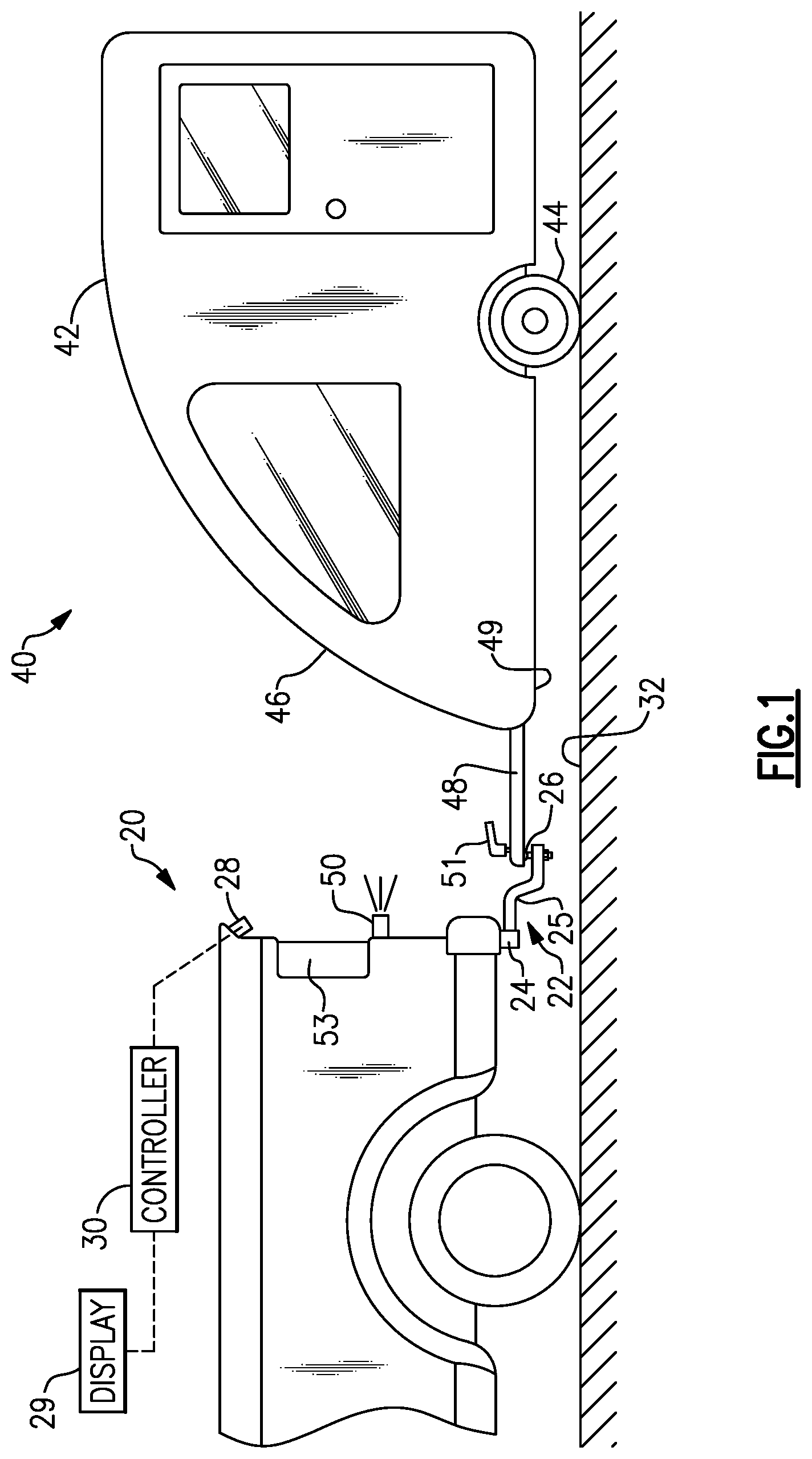 Patent US11783506 — Method and device for detecting a trailer angle — Figure 1