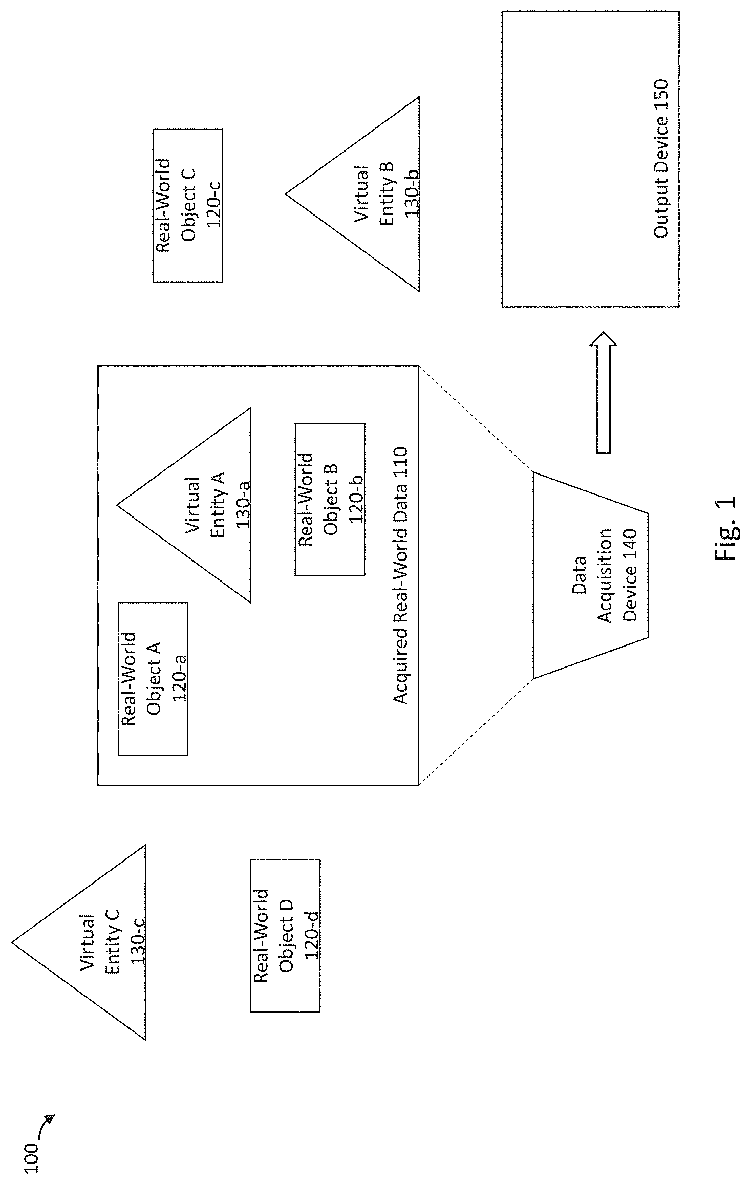Patent US11783515 — System and method for mixed reality — Figure 1
