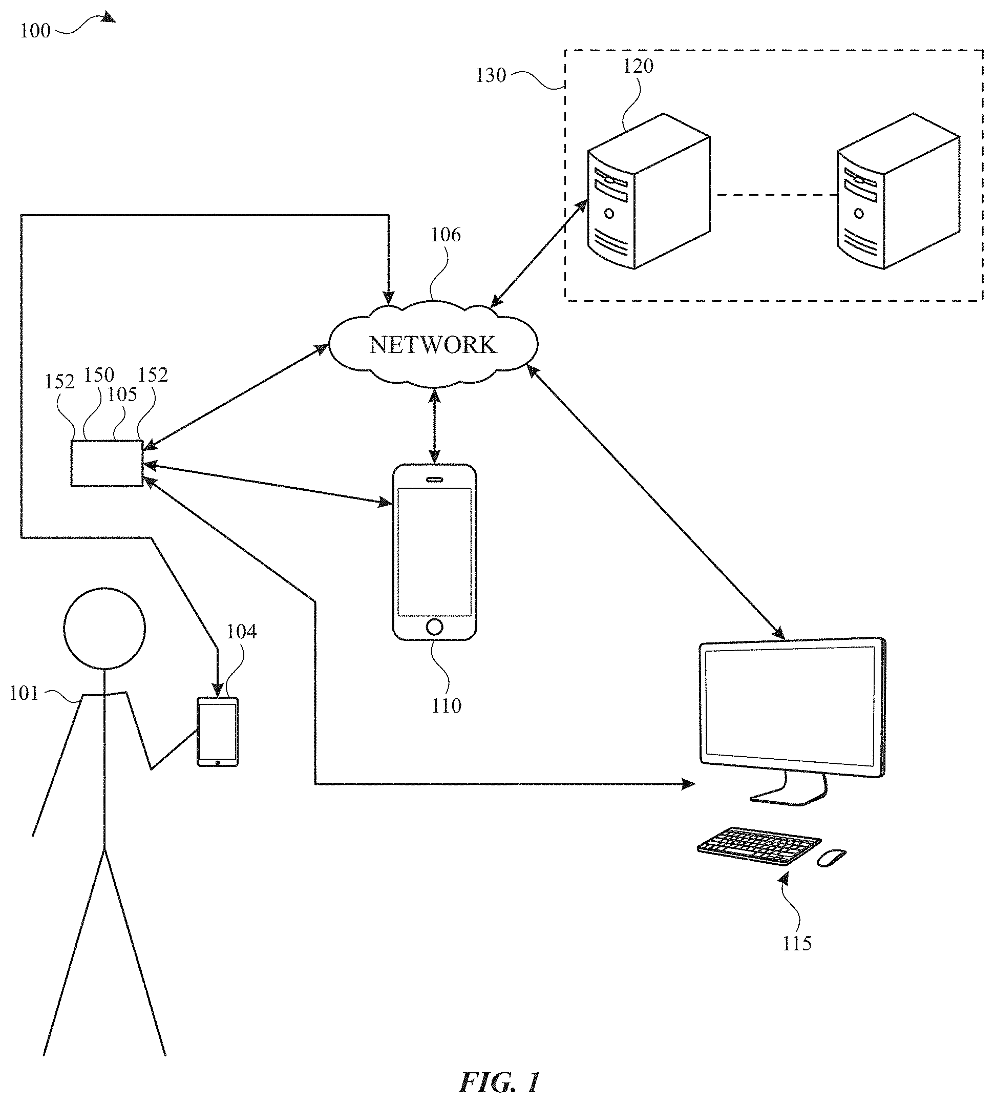 Patent US11783550 — Image composition for extended reality systems — Figure 1