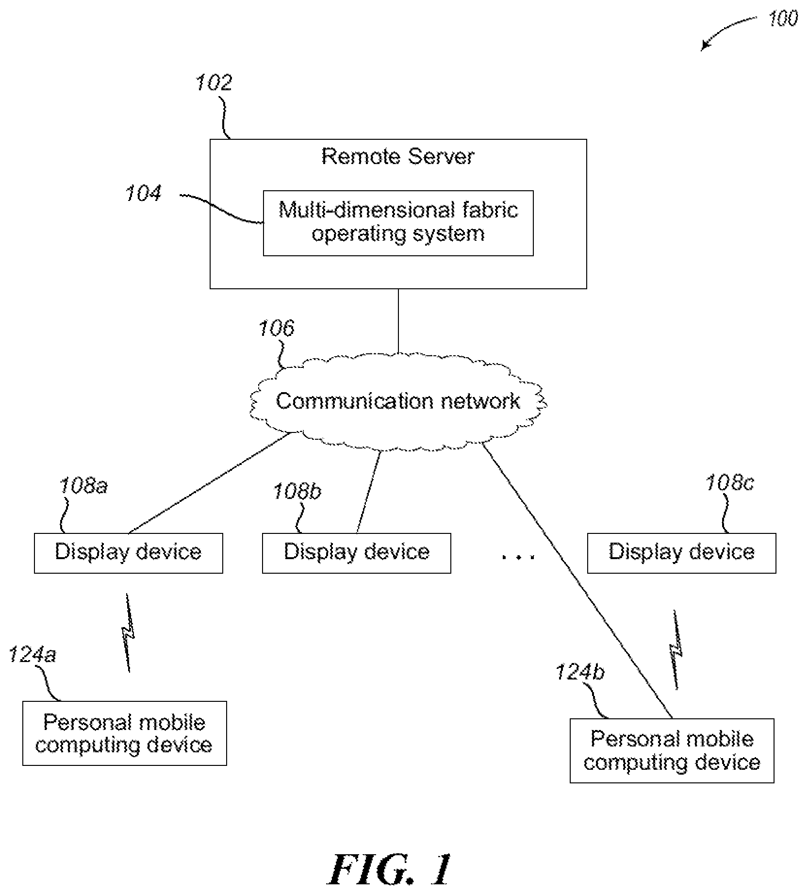 Patent US11783555 — System and method for transferring content from one virtual environment to another — Figure 1