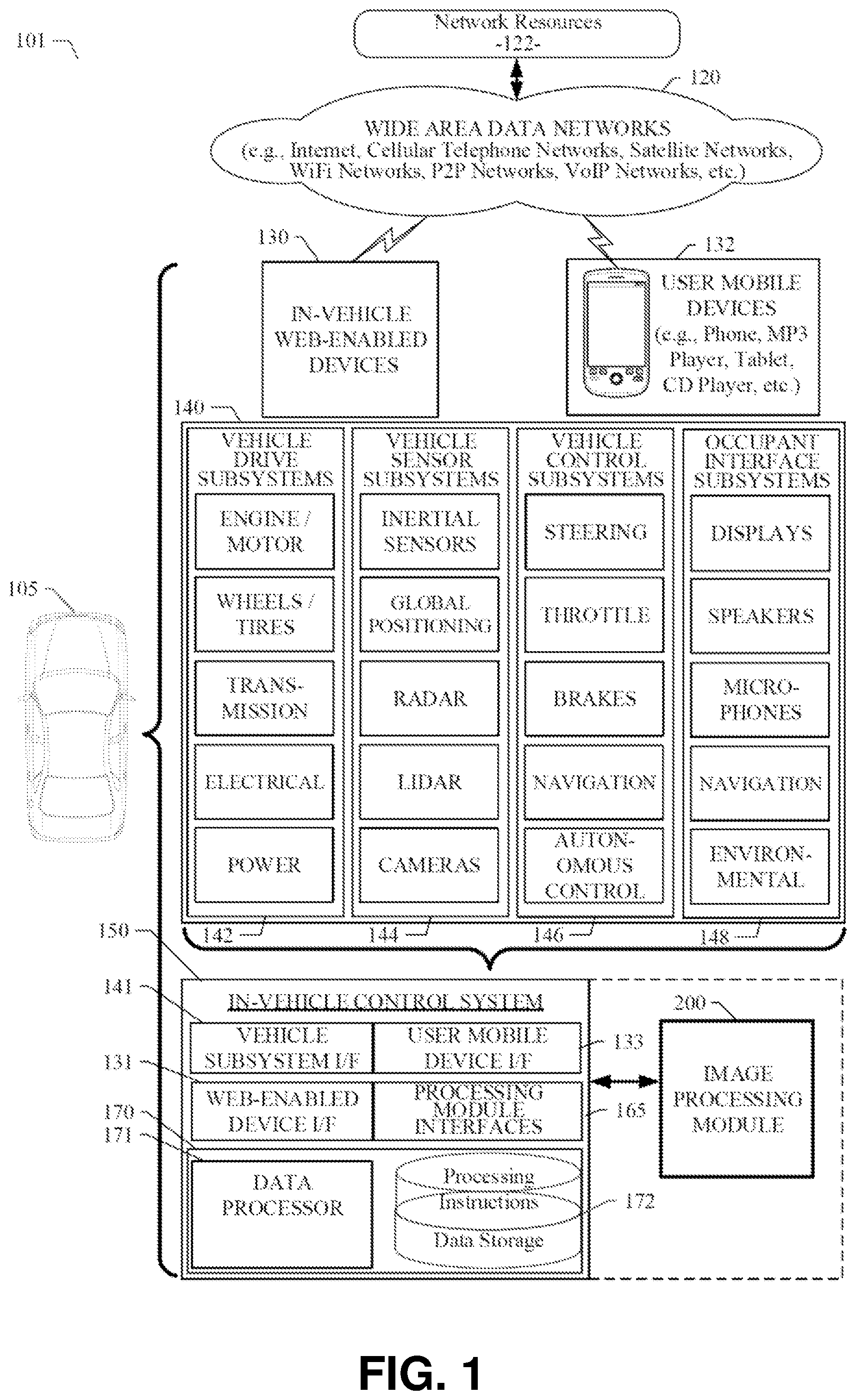 Patent US11783598 — Systems and methods for detecting trailer angle — Figure 1