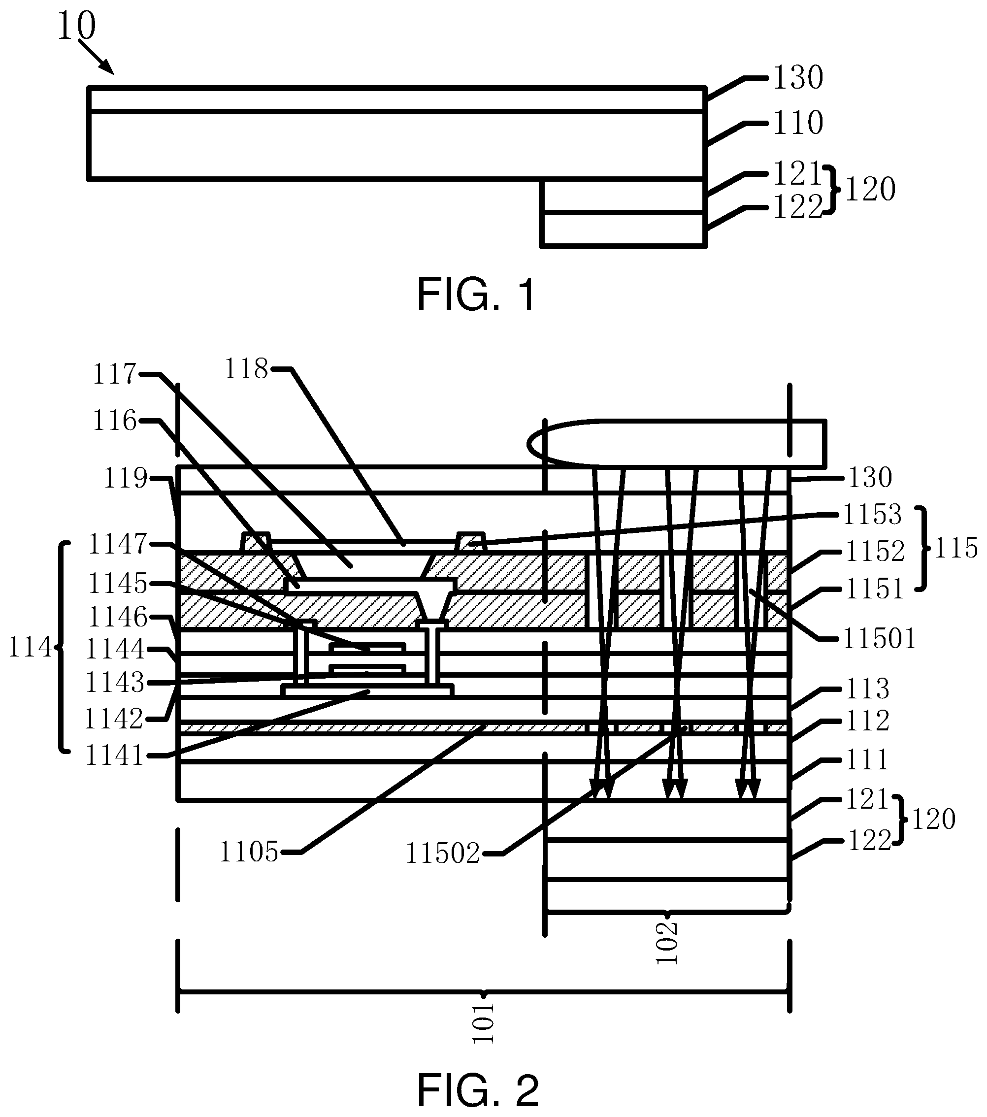 Patent US11783616 — Display device — Figure 1