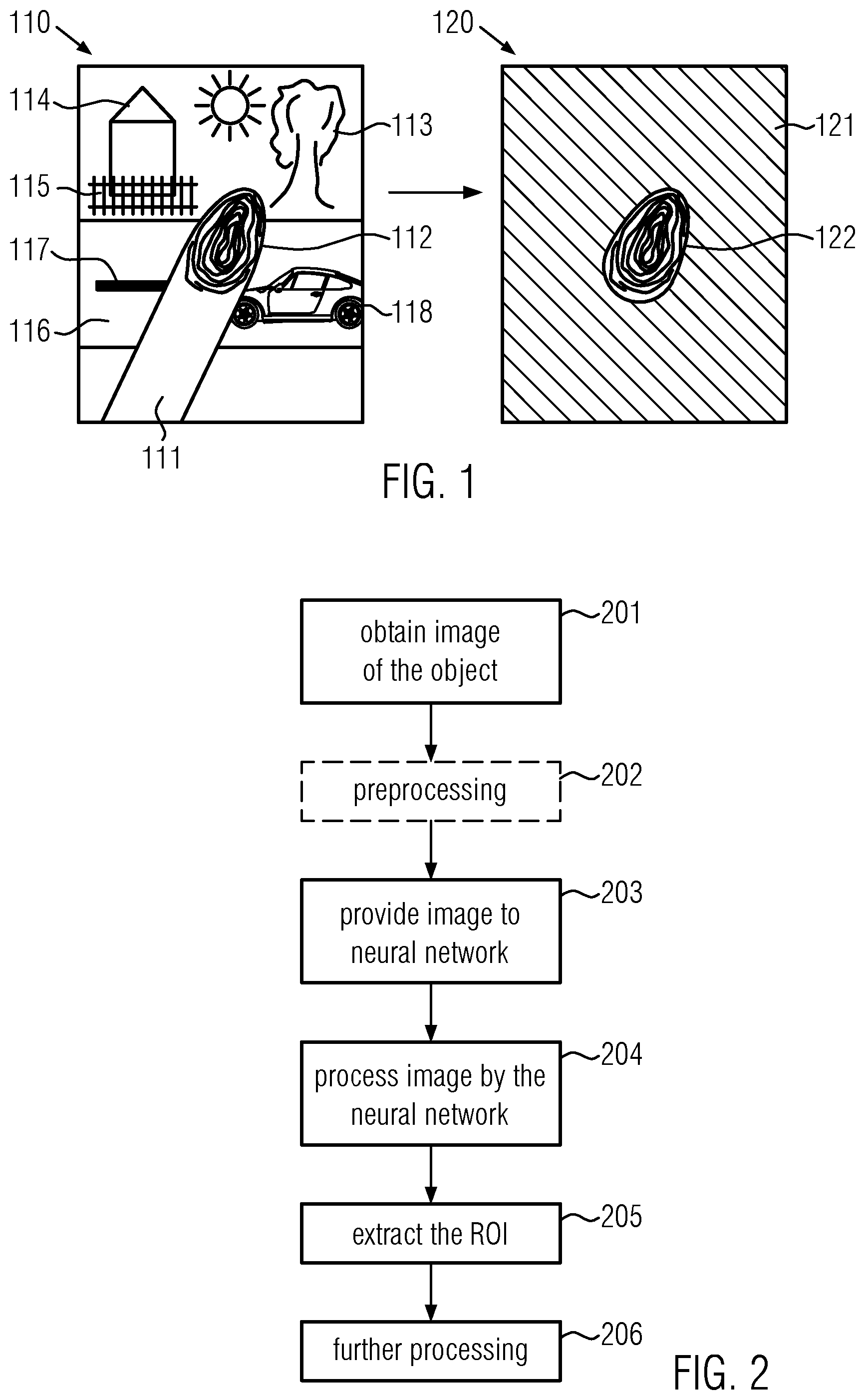 Patent US11783625 — Method for verifying the identity of a user by identifying an object within an image that has a biometric characteristic of the user and separating a portion of the image comprising the biometric characteristic from other portions of the image — Figure 1