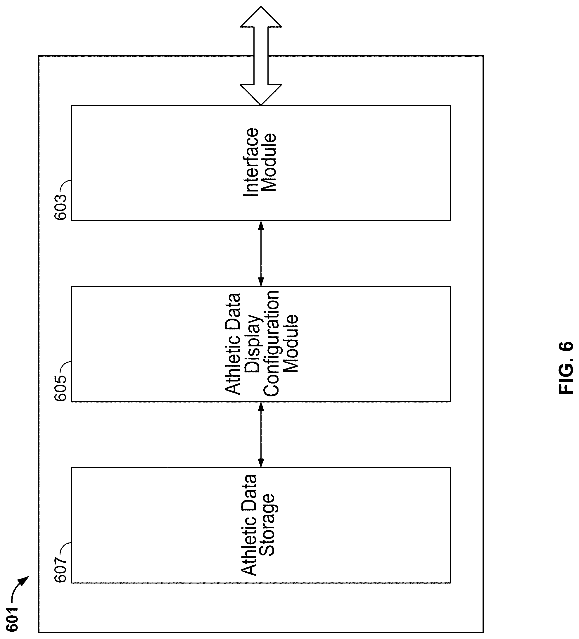 Patent US11783637 Figure 6 – Monitoring fitness using a mobile device