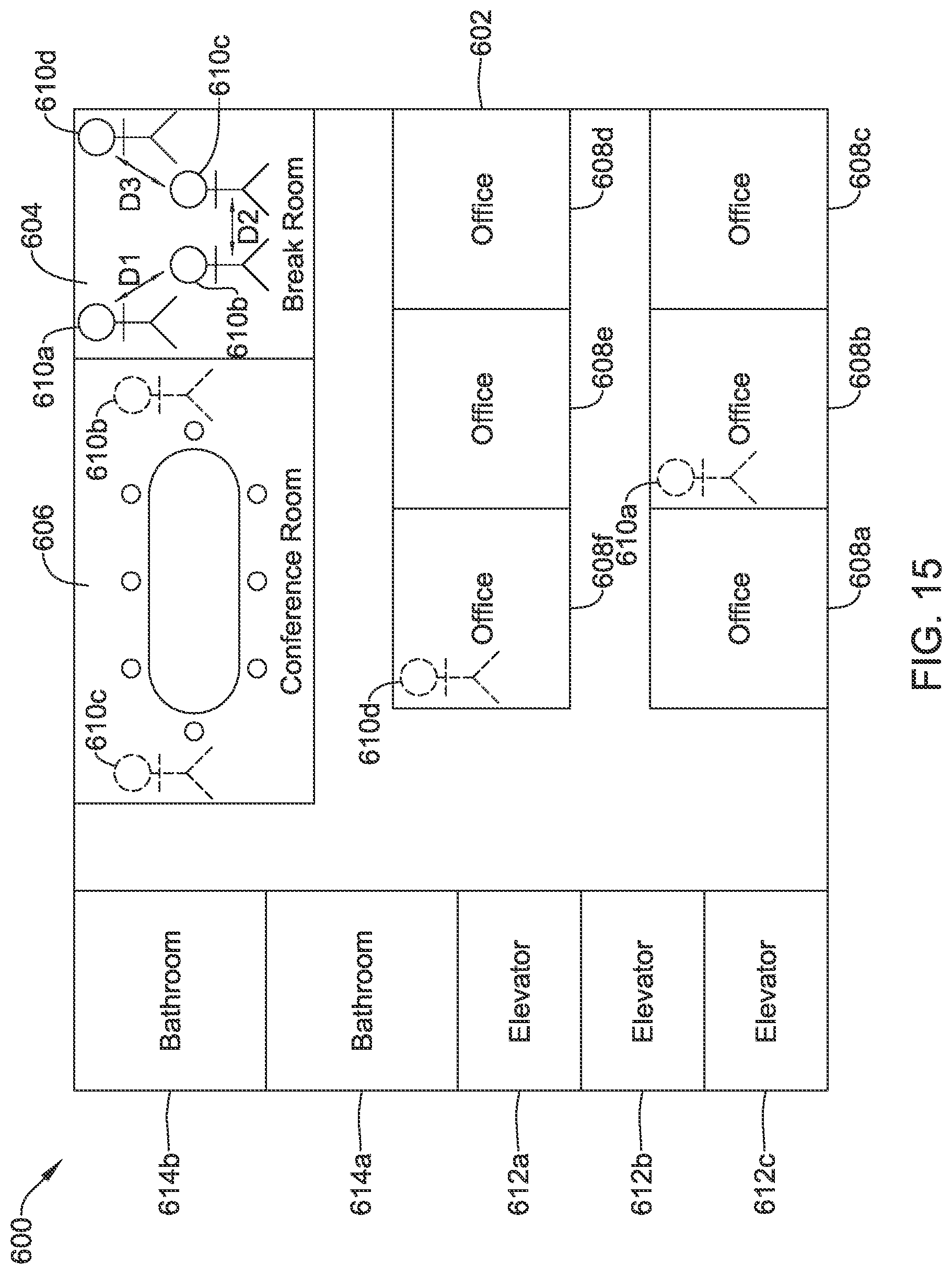 Patent US11783652 Figure 15 – Occupant health monitoring for buildings