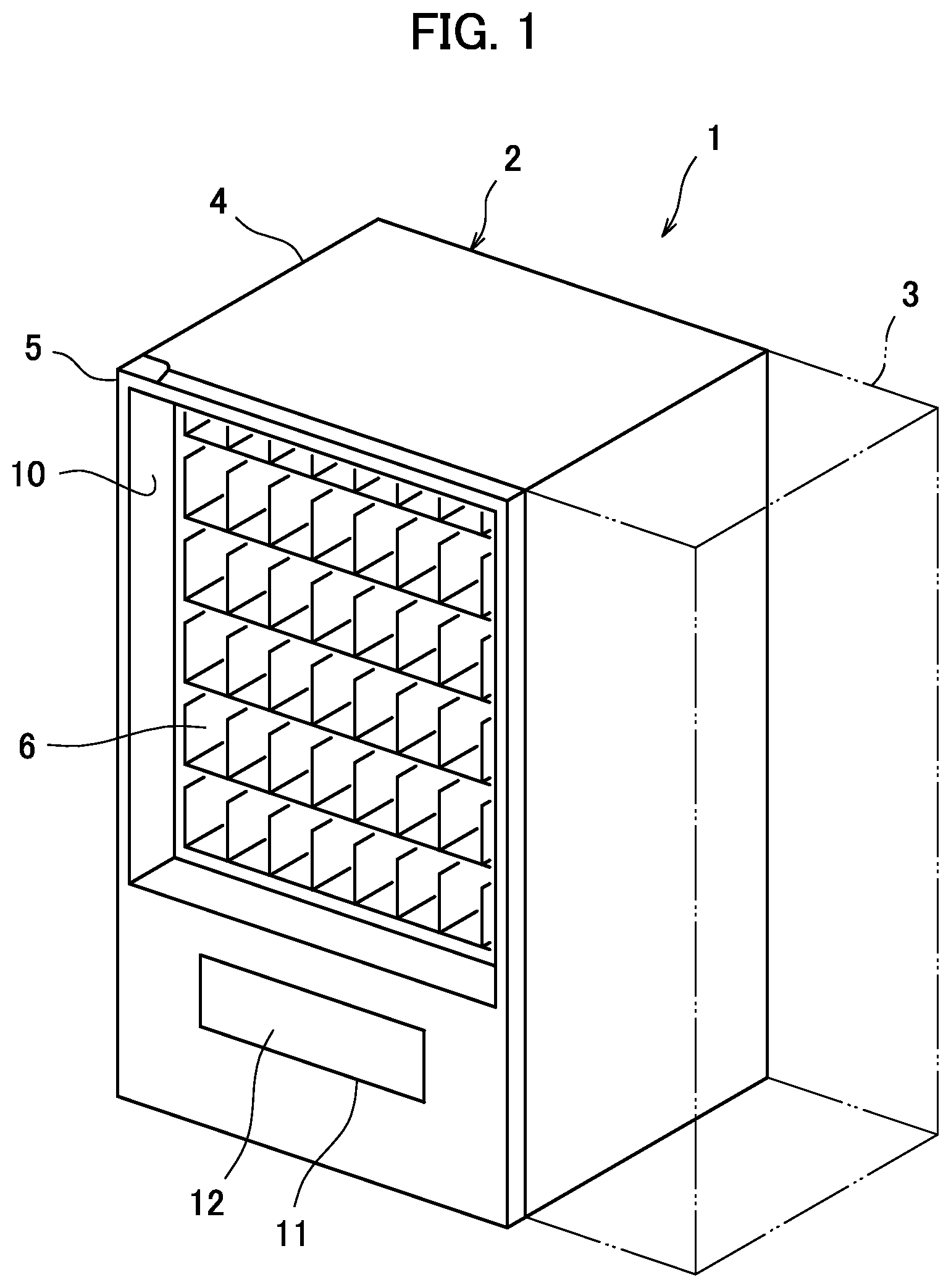 Patent US11783660 Figure 1 – Automatic column setting device for article vending machine