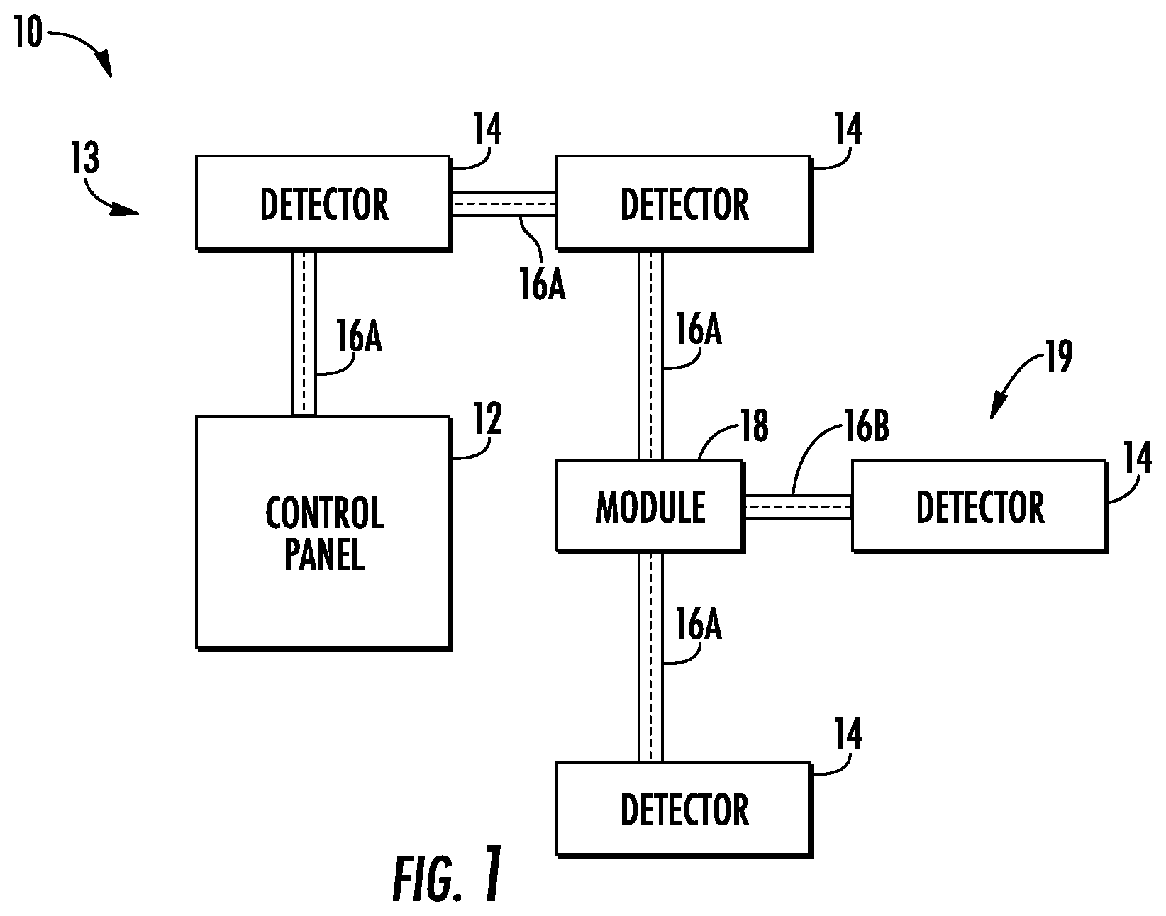 Patent US11783696 — Fire detection system diagnostic systems and methods — Figure 1