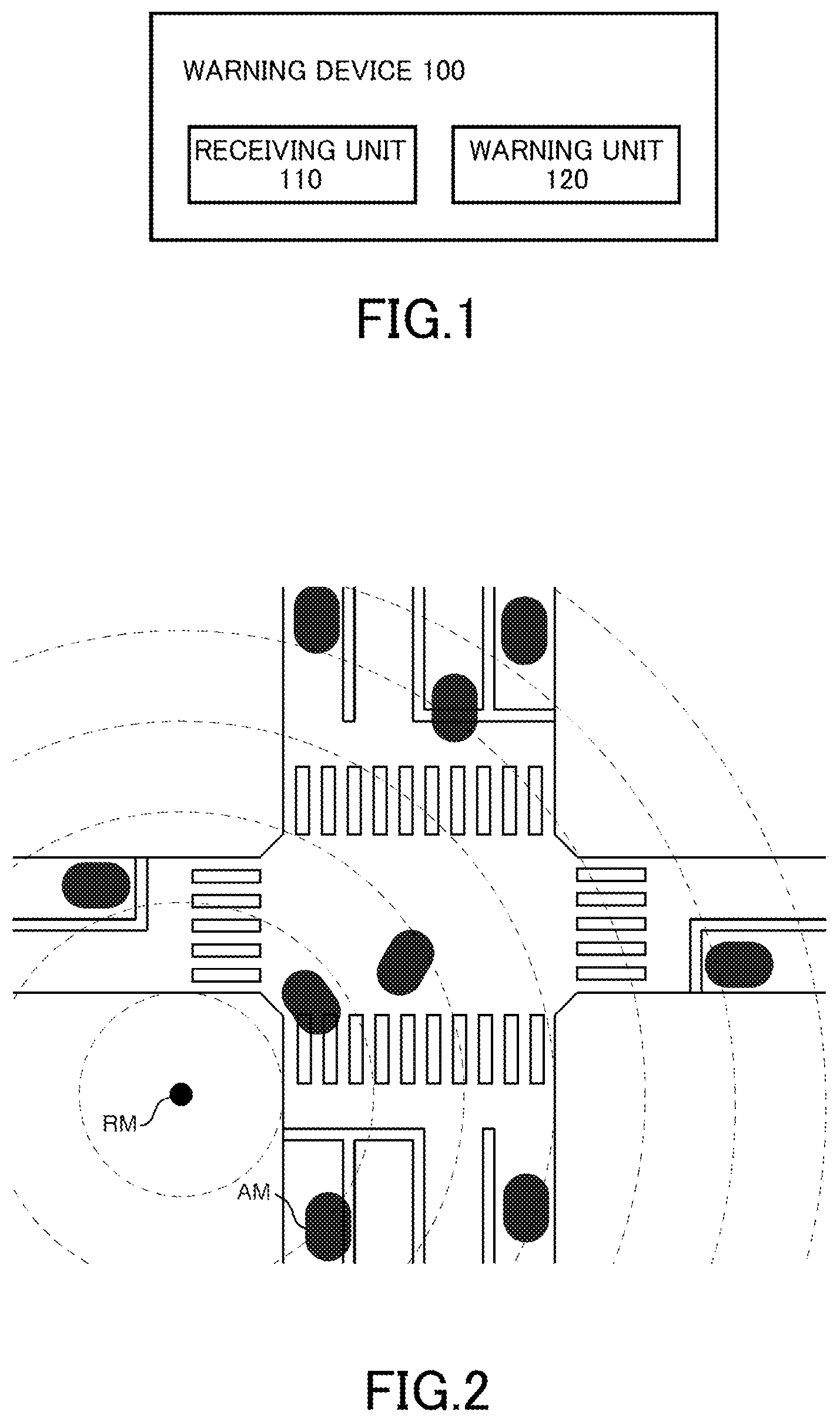 Patent US11783704 — Warning device and signal lamp — Figure 1
