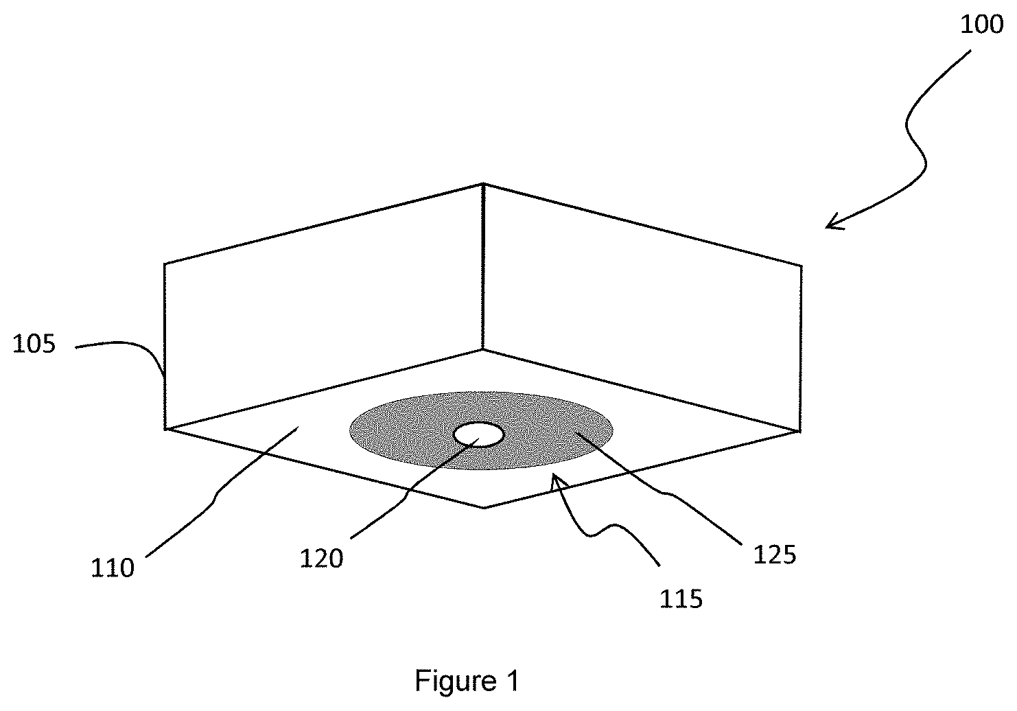 Patent US11783719 — Device and system for docking an aerial vehicle — Figure 1