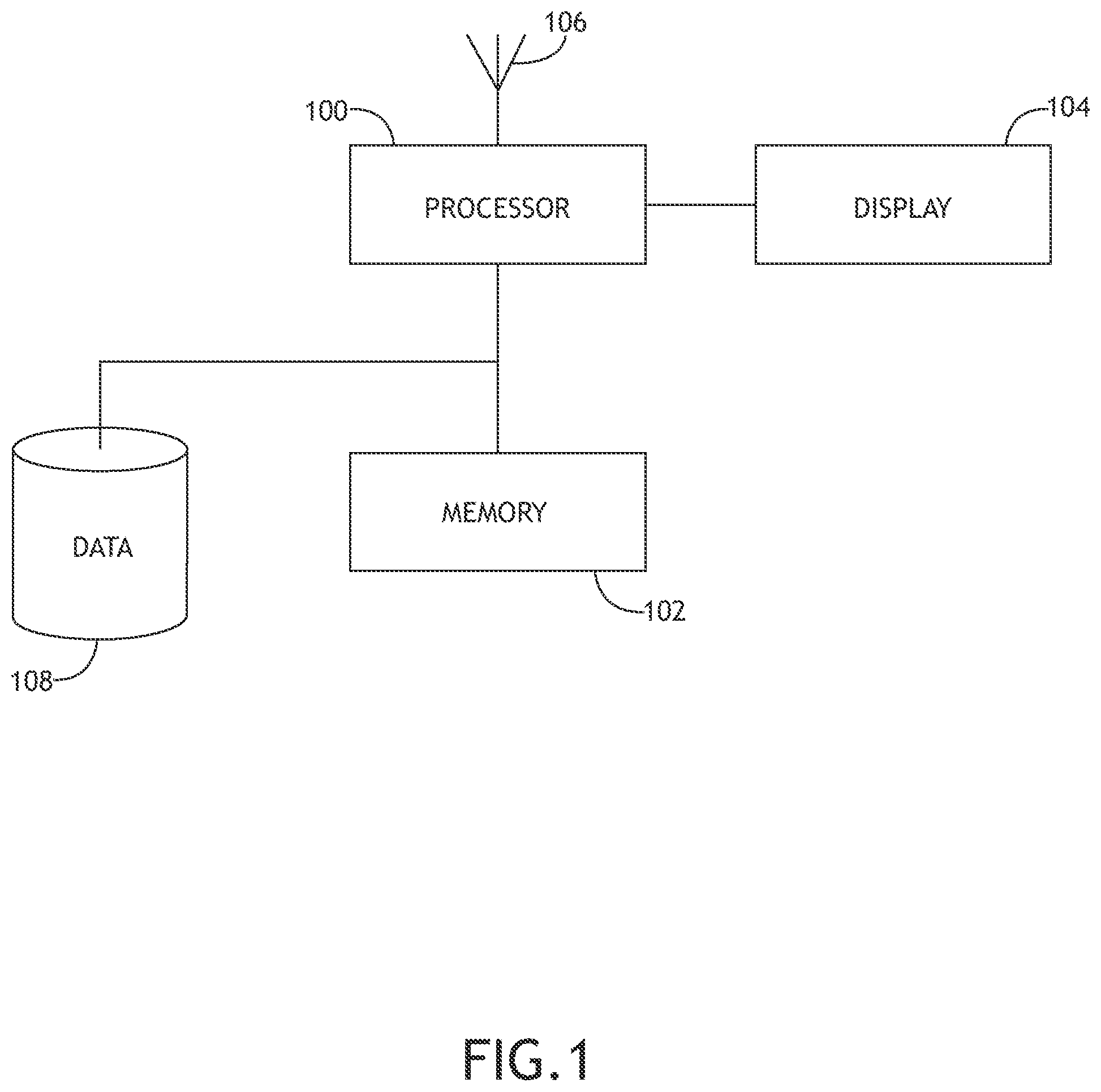 Patent US11783720 — High traffic zone display — Figure 1