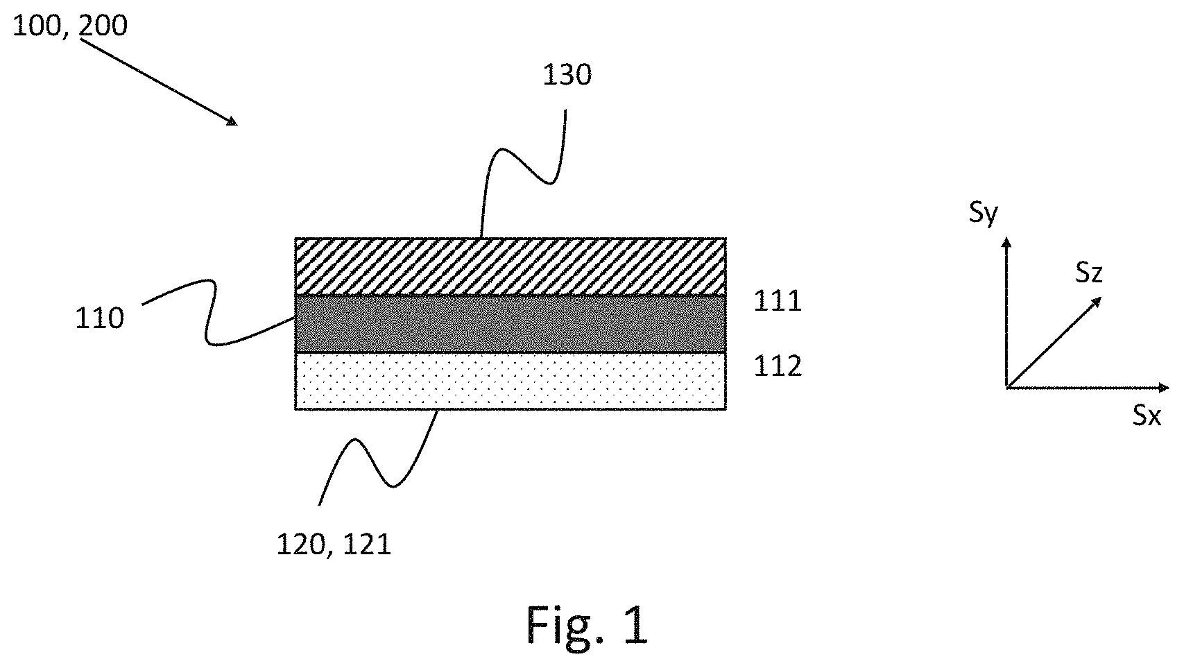 Patent US11783730 — Linerless label — Figure 1