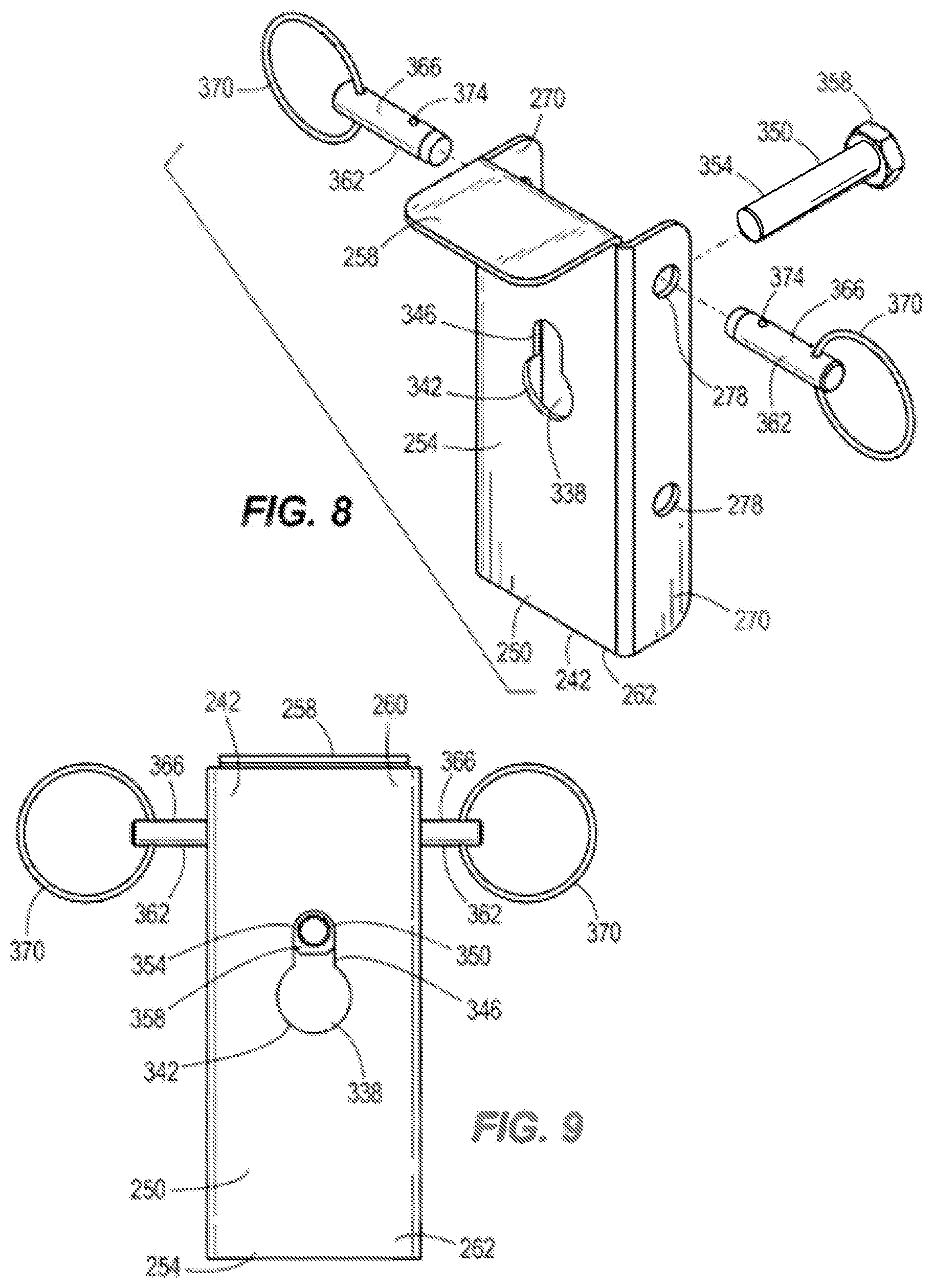 Patent US11783732 Figure 8 – Height adjustable sign holder
