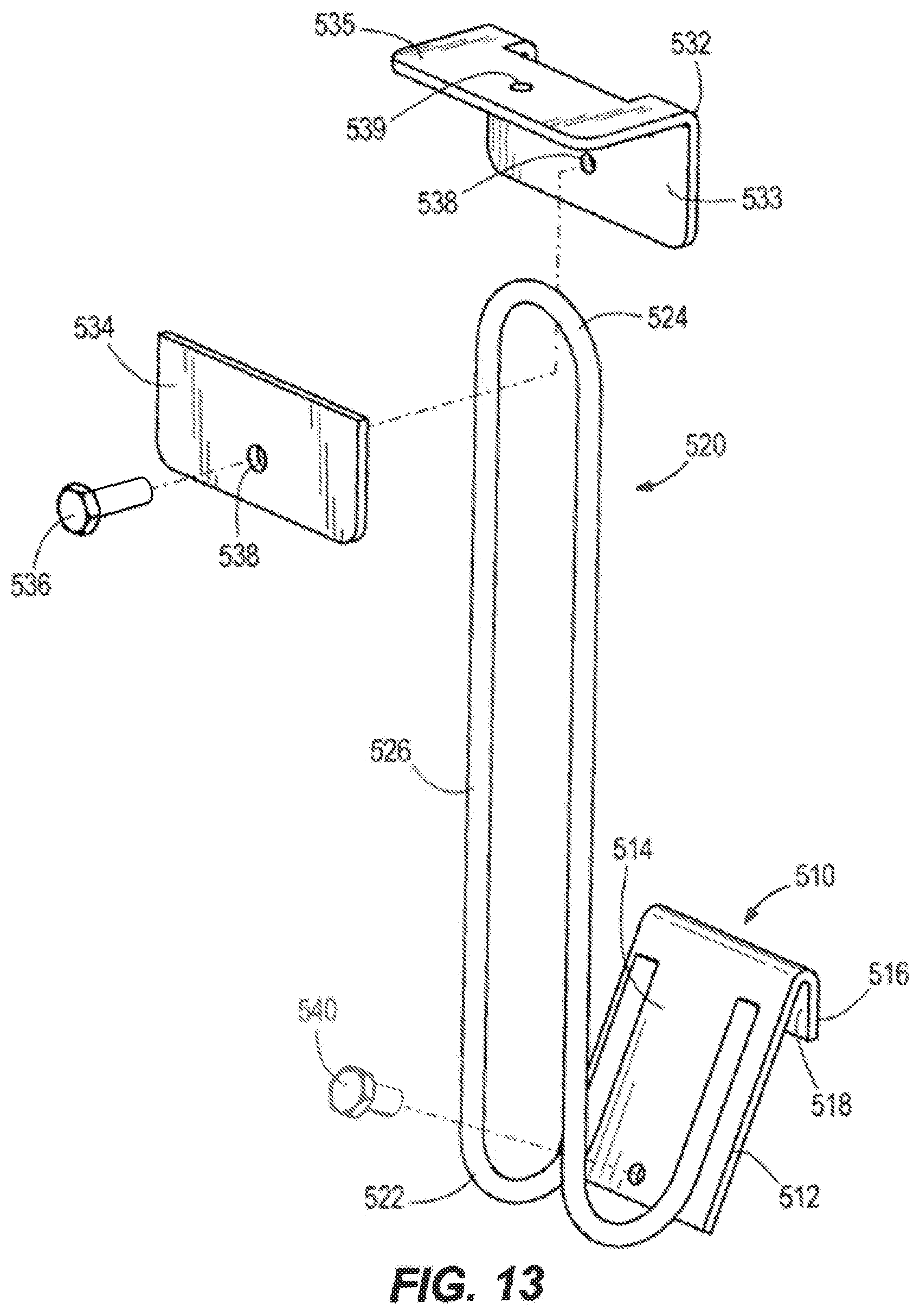 Patent US11783732 Figure 12 – Height adjustable sign holder