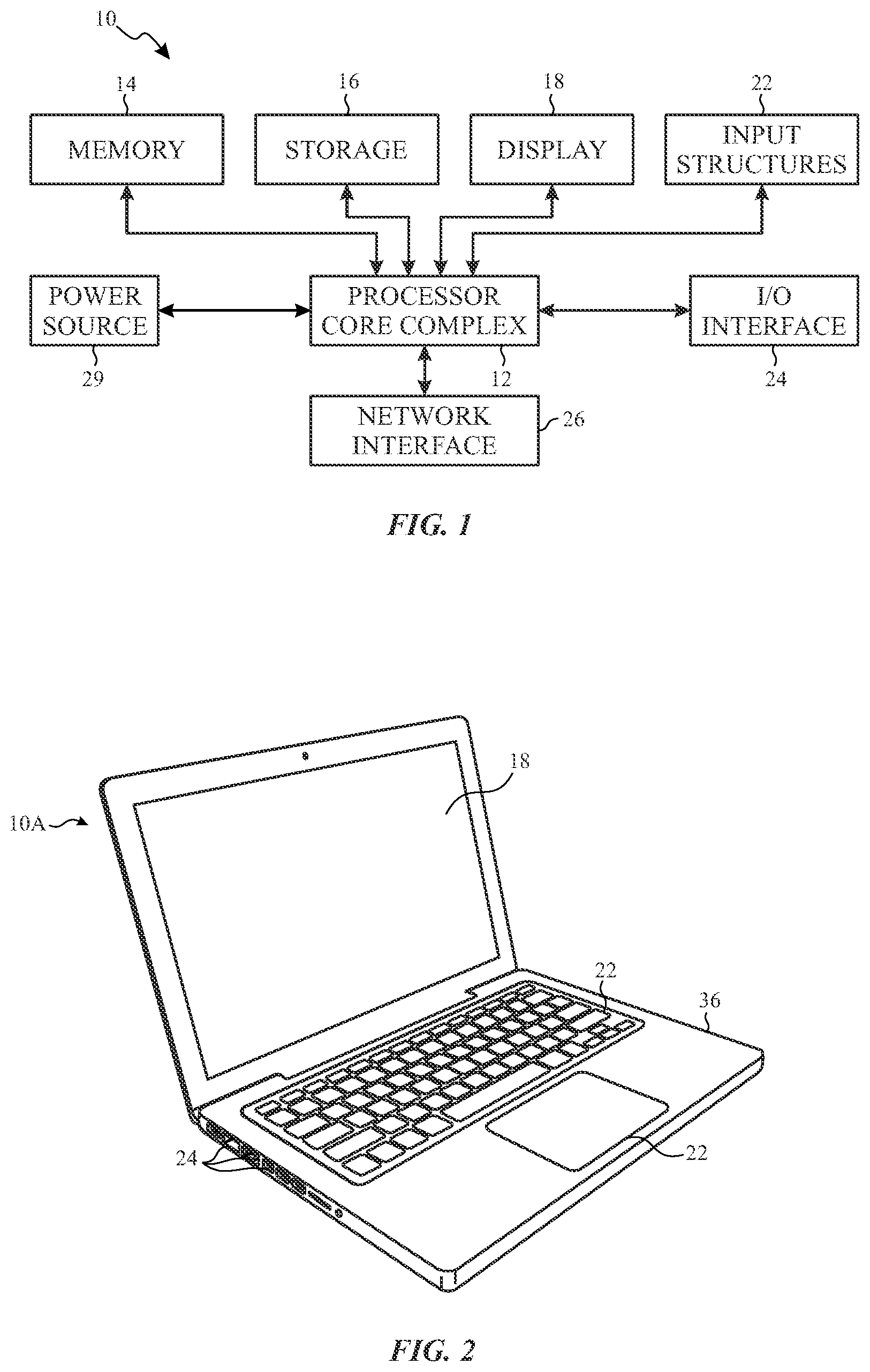 Patent US11783739 — On-chip testing architecture for display system — Figure 1