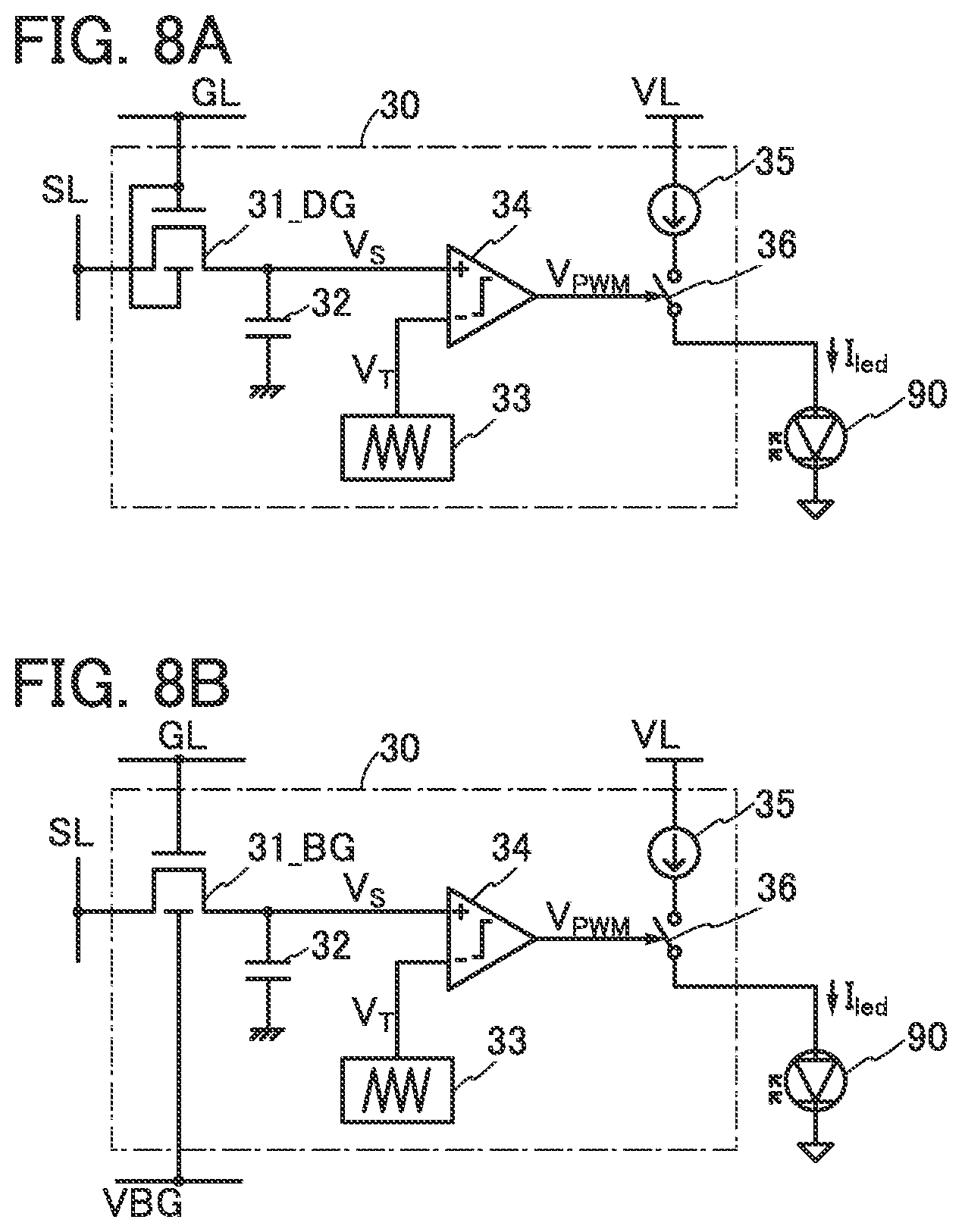 Patent US11783757 Figure 8 – Display and electronic device including the display