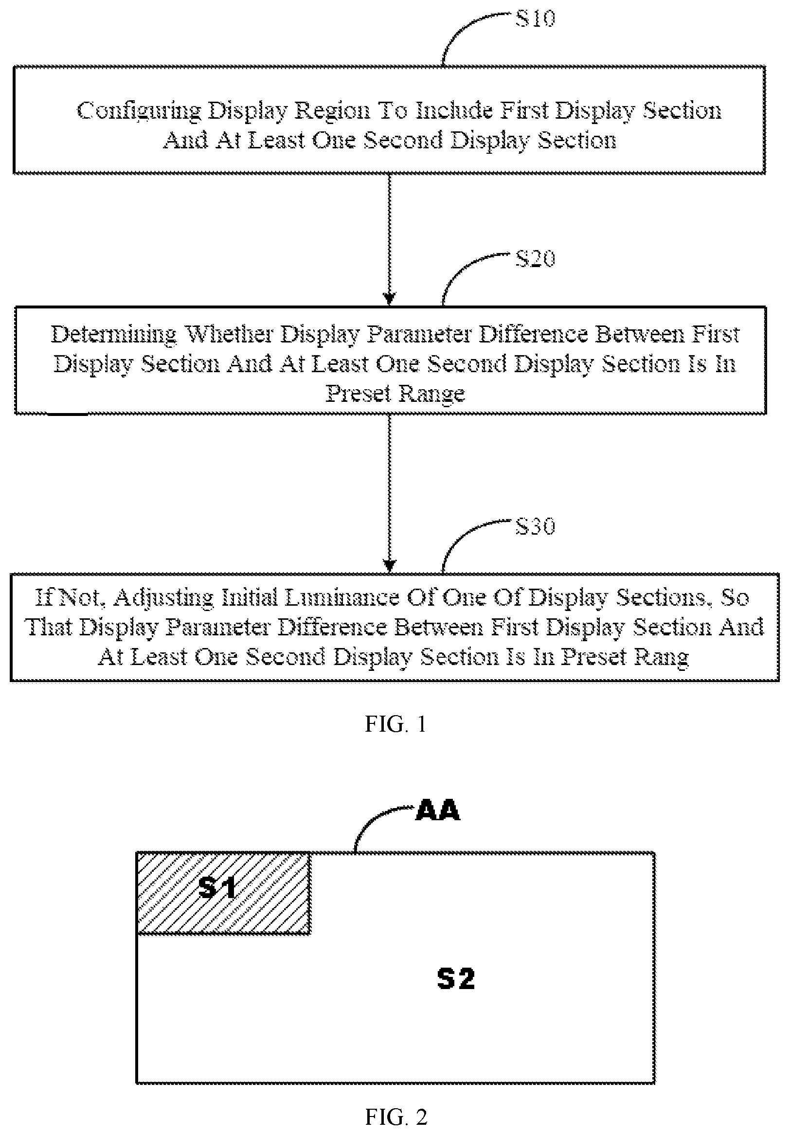 Patent US11783763 — Display control method and display device — Figure 1