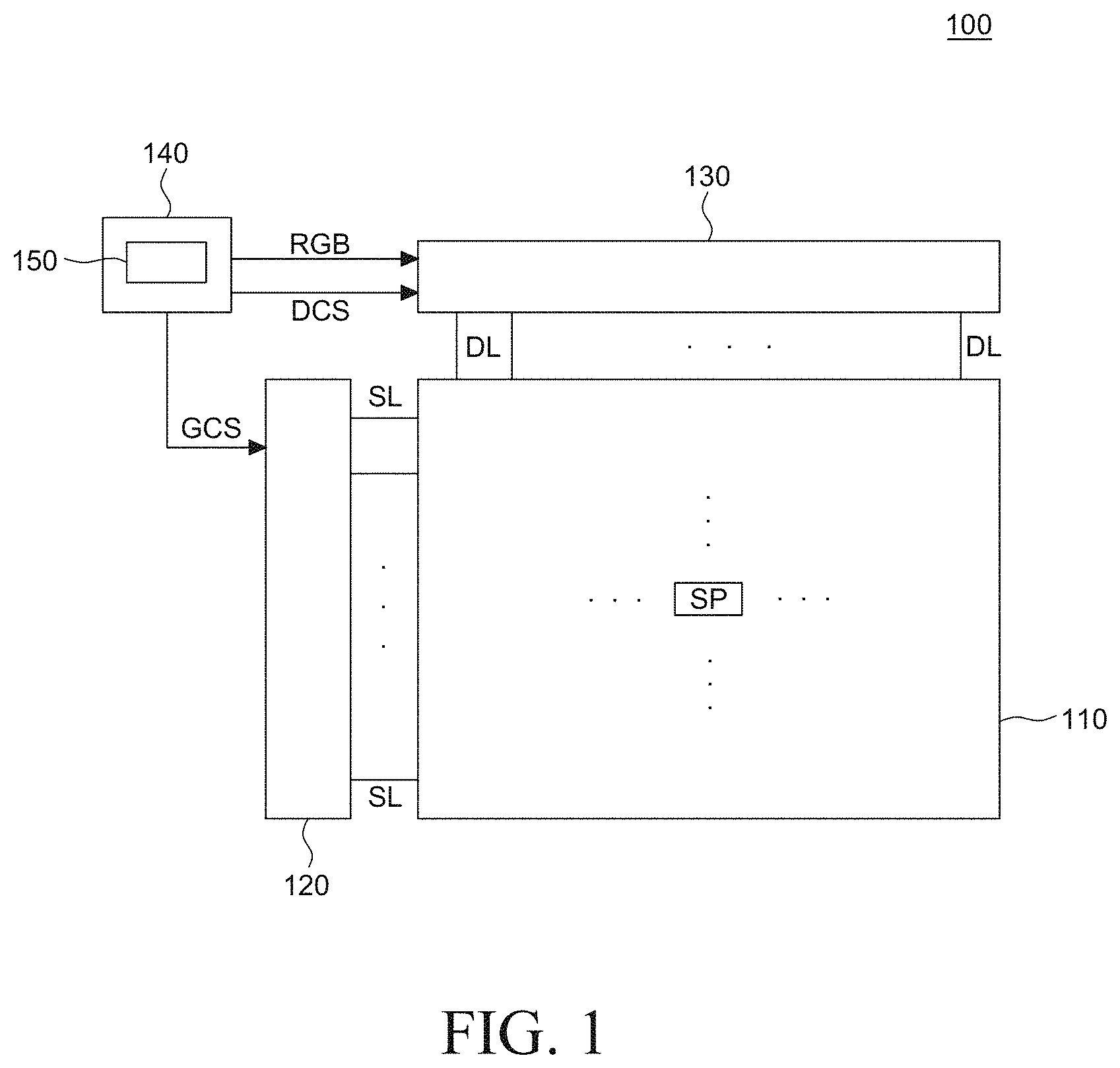 Patent US11783770 — Display device — Figure 1
