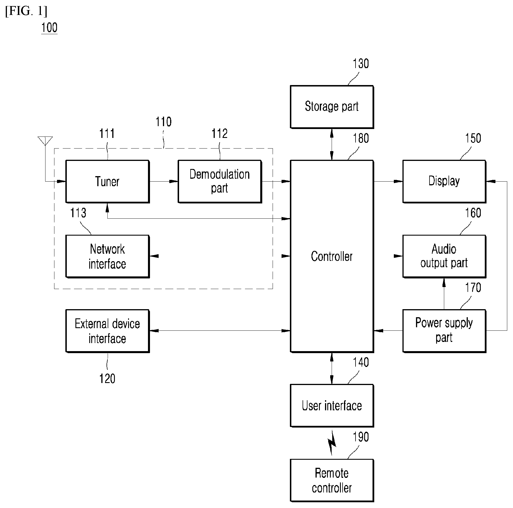 Patent US11783771 — Display apparatus and method for controlling same — Figure 1