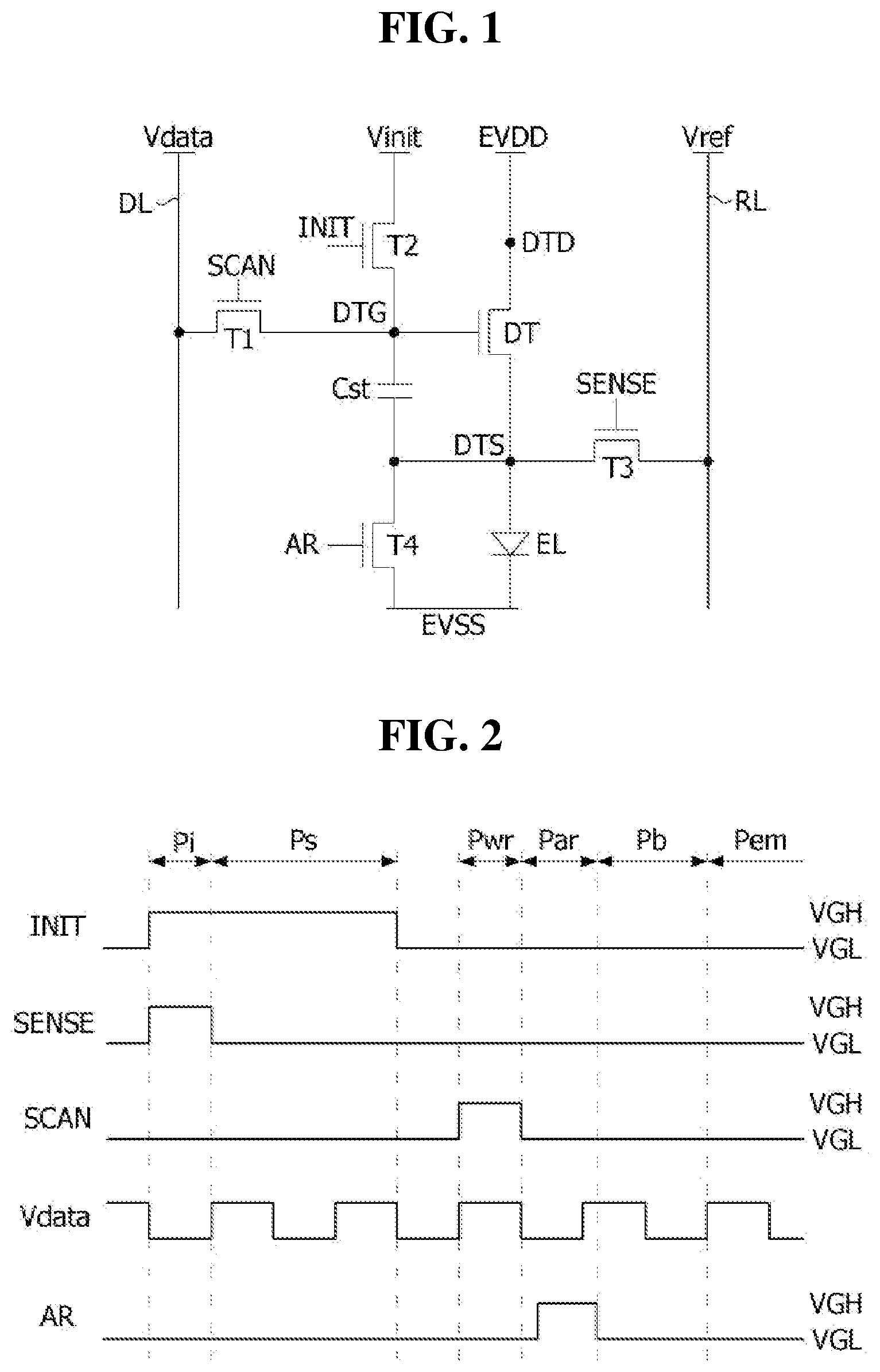 Patent US11783779 — Pixel circuit and display device including the same — Figure 1
