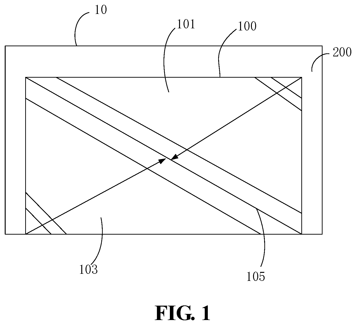 Patent US11783794 — Display device and display panel thereof — Figure 1