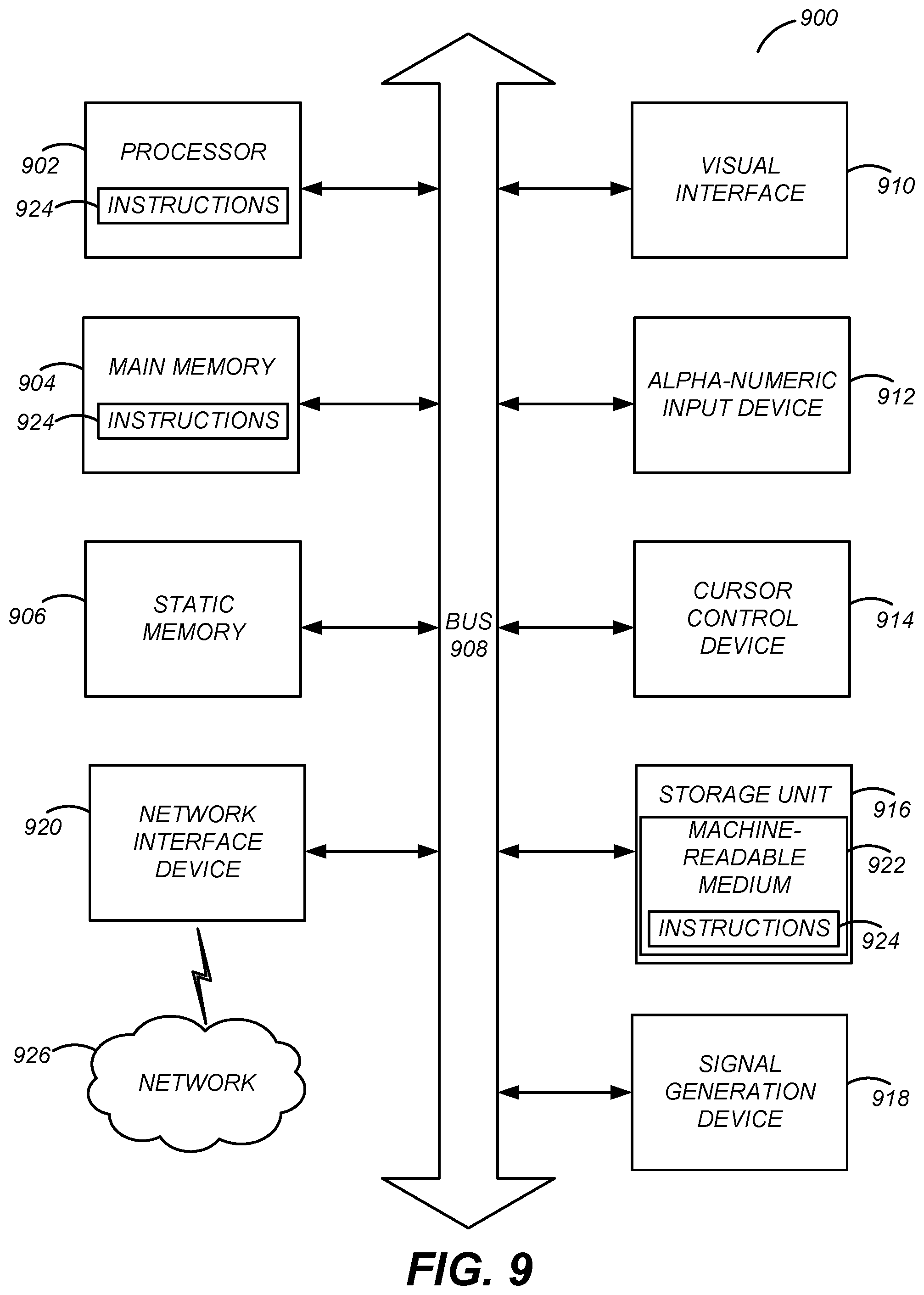 Patent US11783829 Figure 9 – Detecting and assigning action items to conversation participants in real-time and detecting completion thereof
