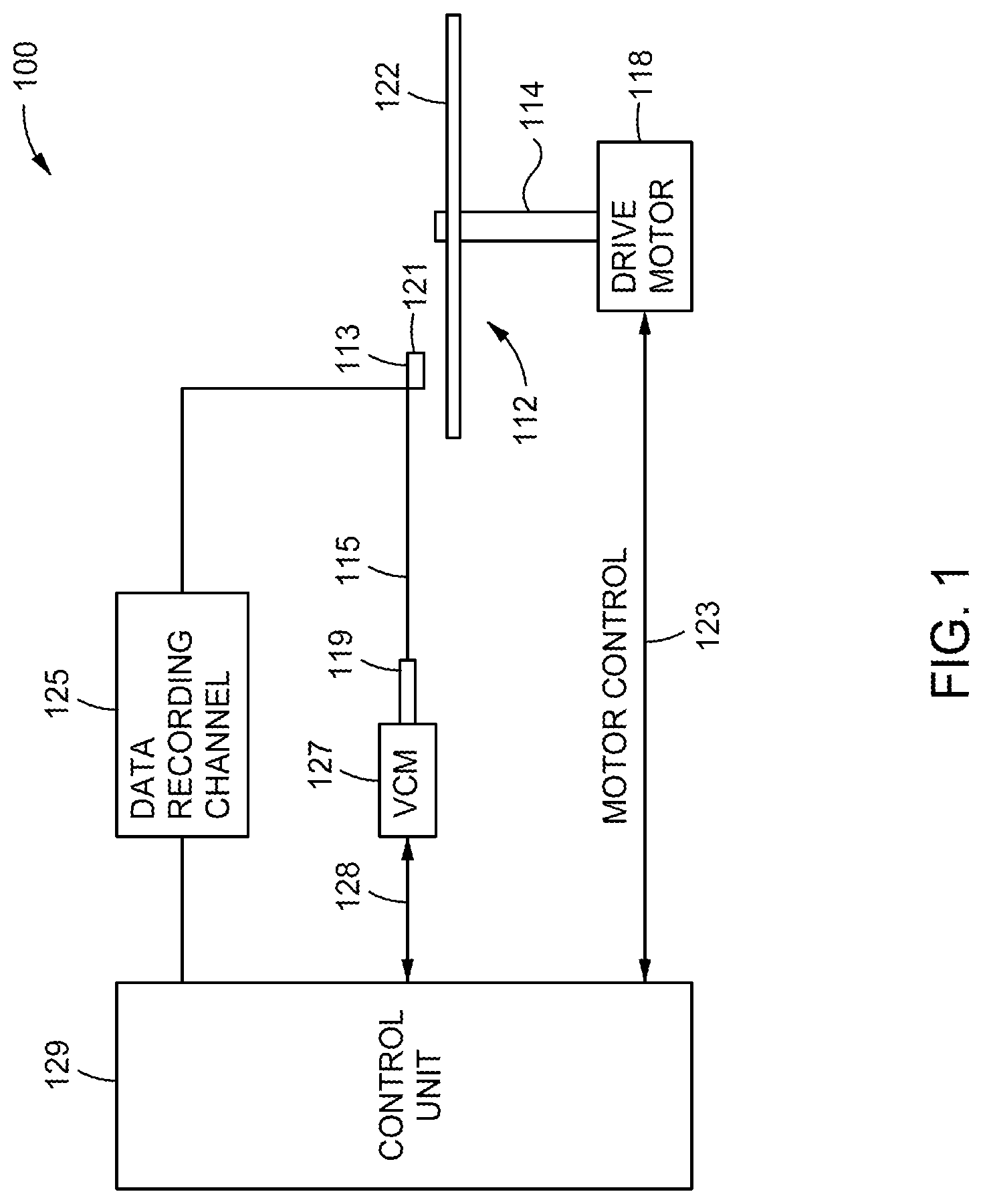 Patent US11783853 — Topological insulator based spin torque oscillator reader — Figure 1