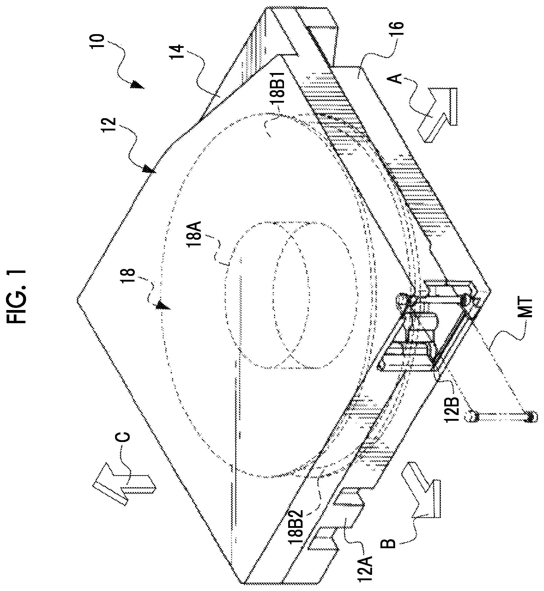Patent US11783859 — Noncontact communication medium, magnetic tape cartridge, method for operating noncontact communication medium, and program — Figure 1