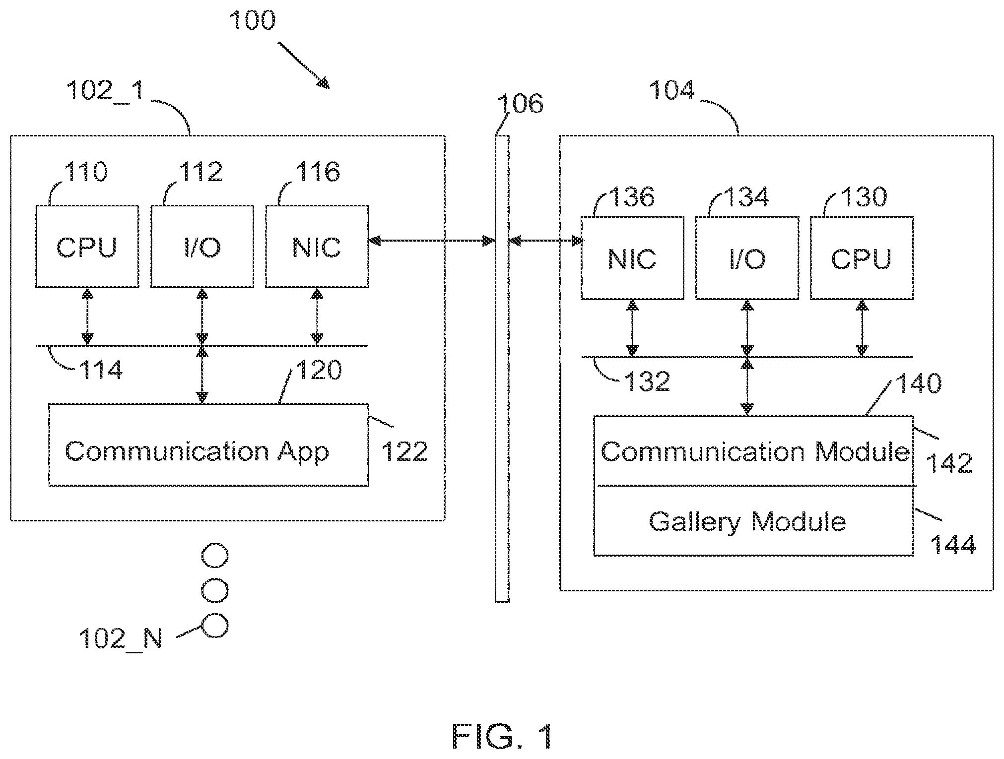 Patent US11783862 — Routing messages by message parameter — Figure 1