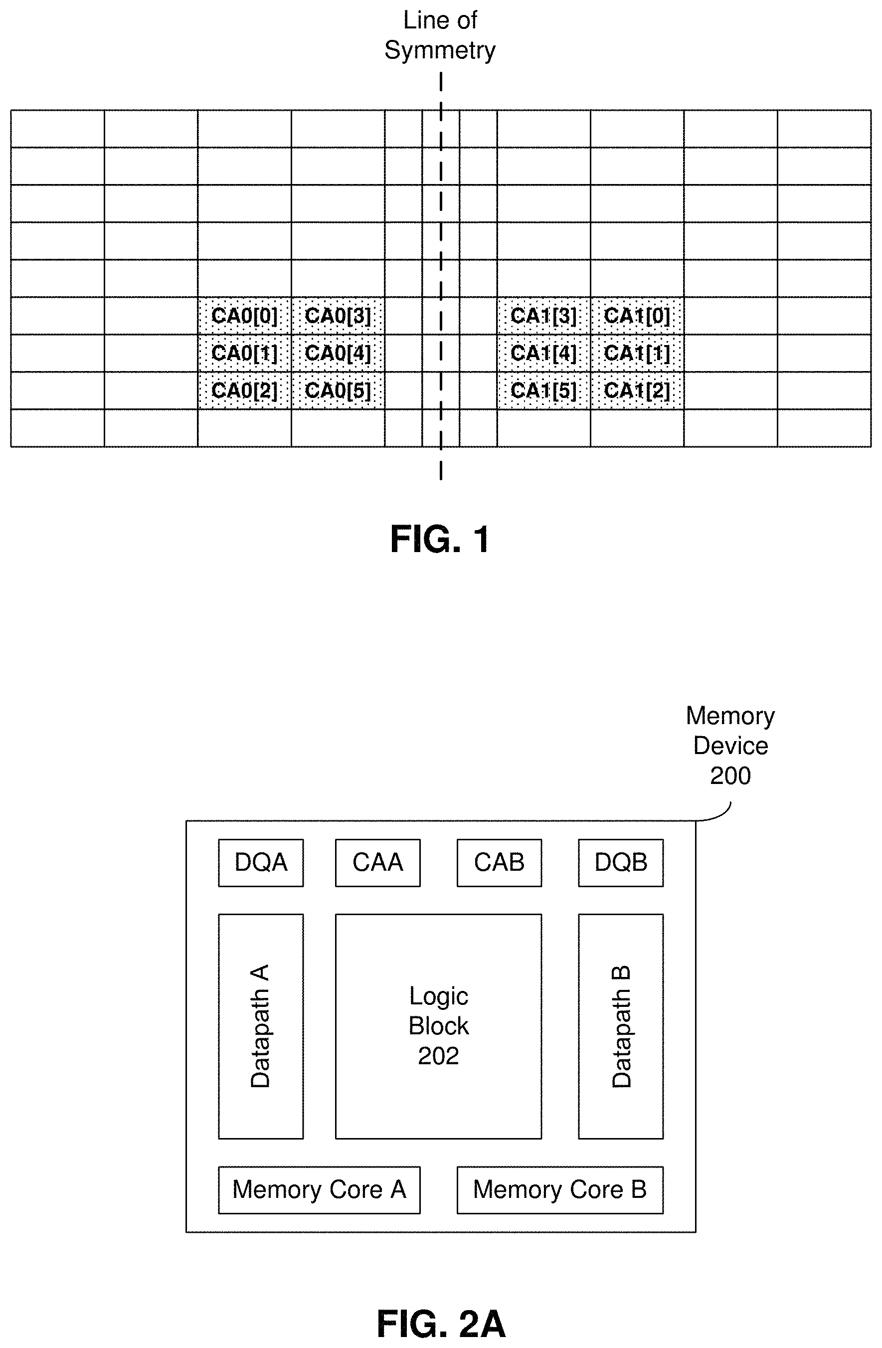 Patent US11783879 Figure 1 – Memory device comprising programmable command-and-address and/or data interfaces