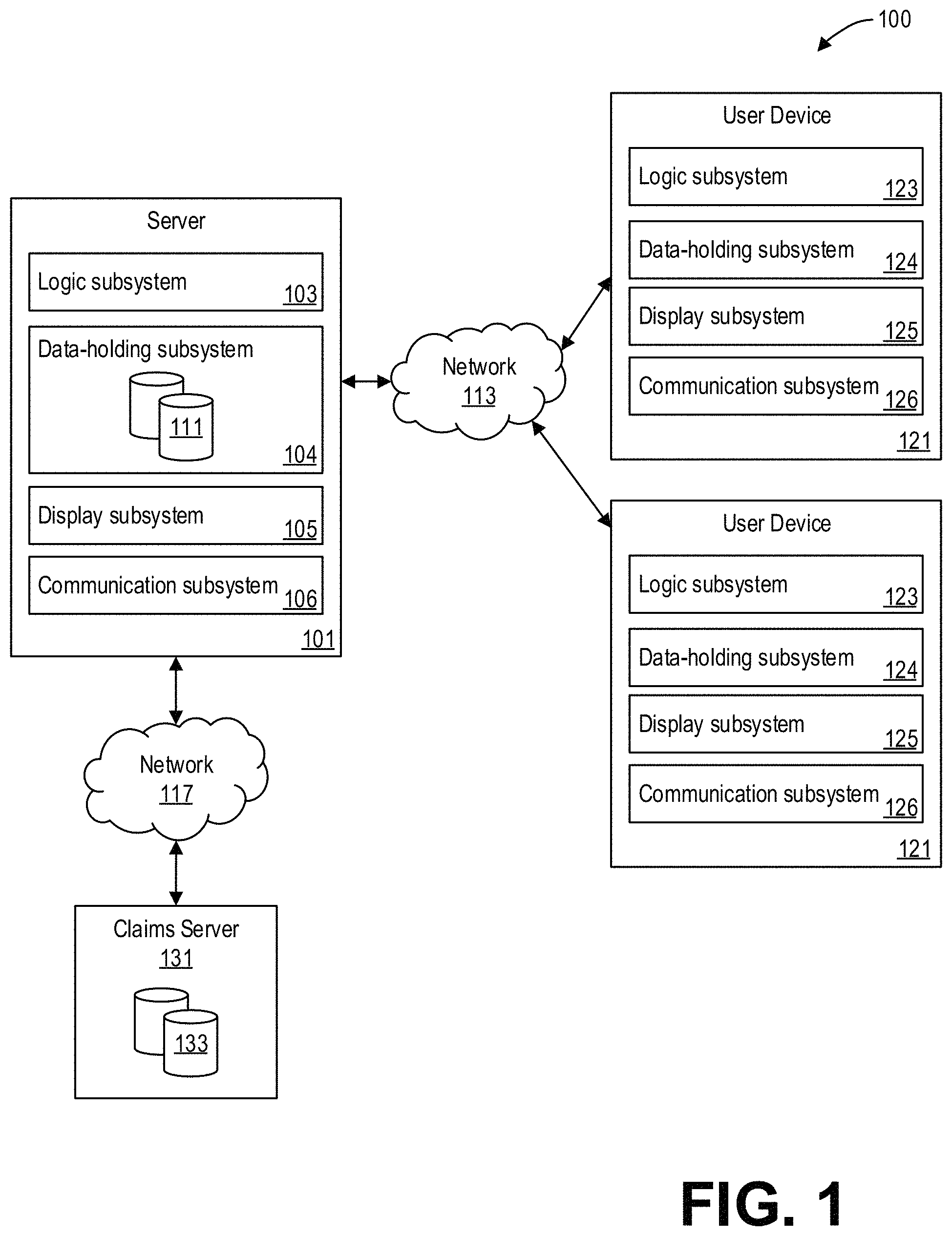 Patent US11783927 — Methods and systems for calculating health care treatment statistics — Figure 1